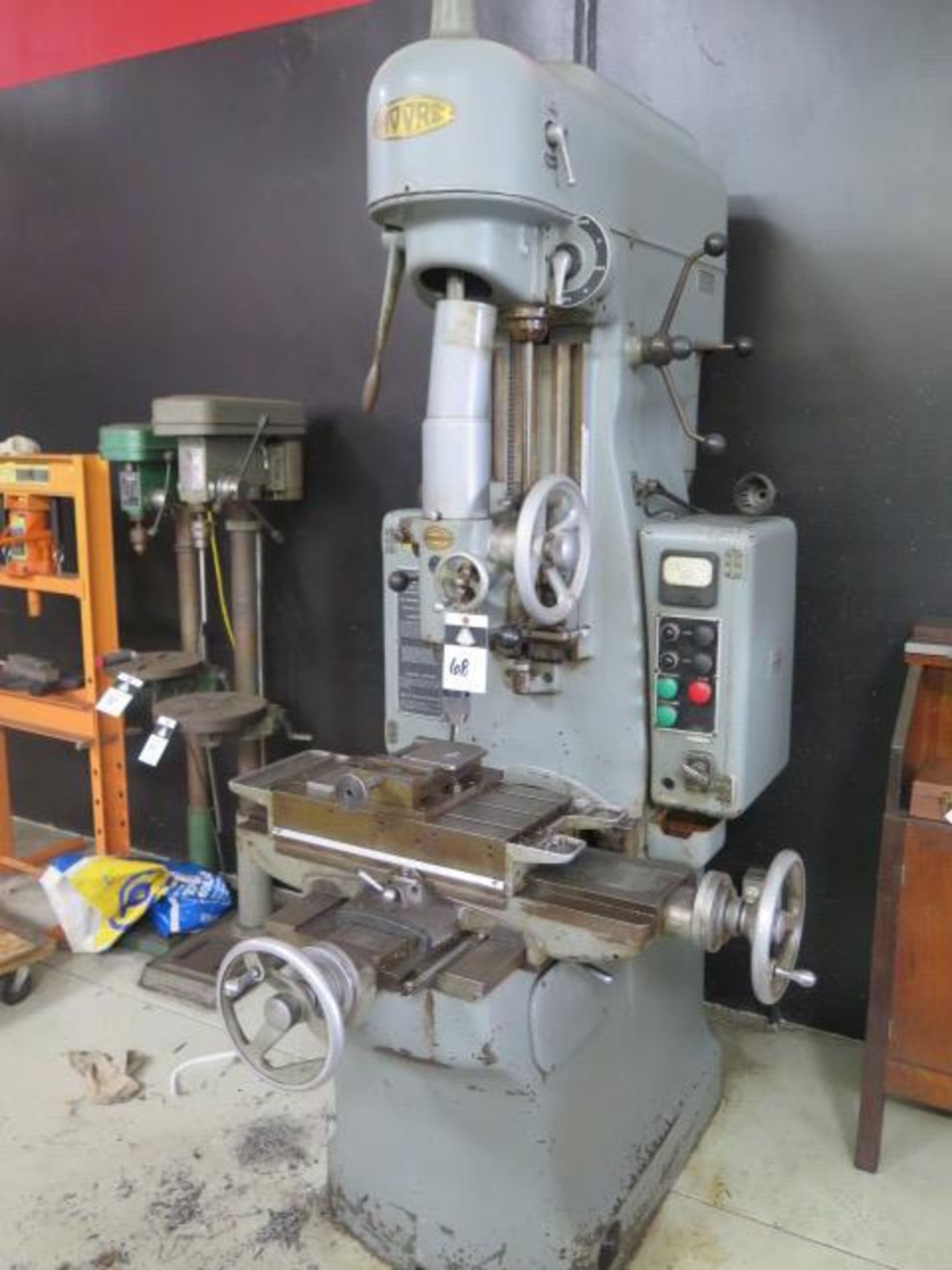 Moore No. 2 Jig Boring Machine s/n 5791 w/ 2500 RPM, Moore Taper Spindle, Power Feed, SOLD AS IS - Bild 3 aus 12