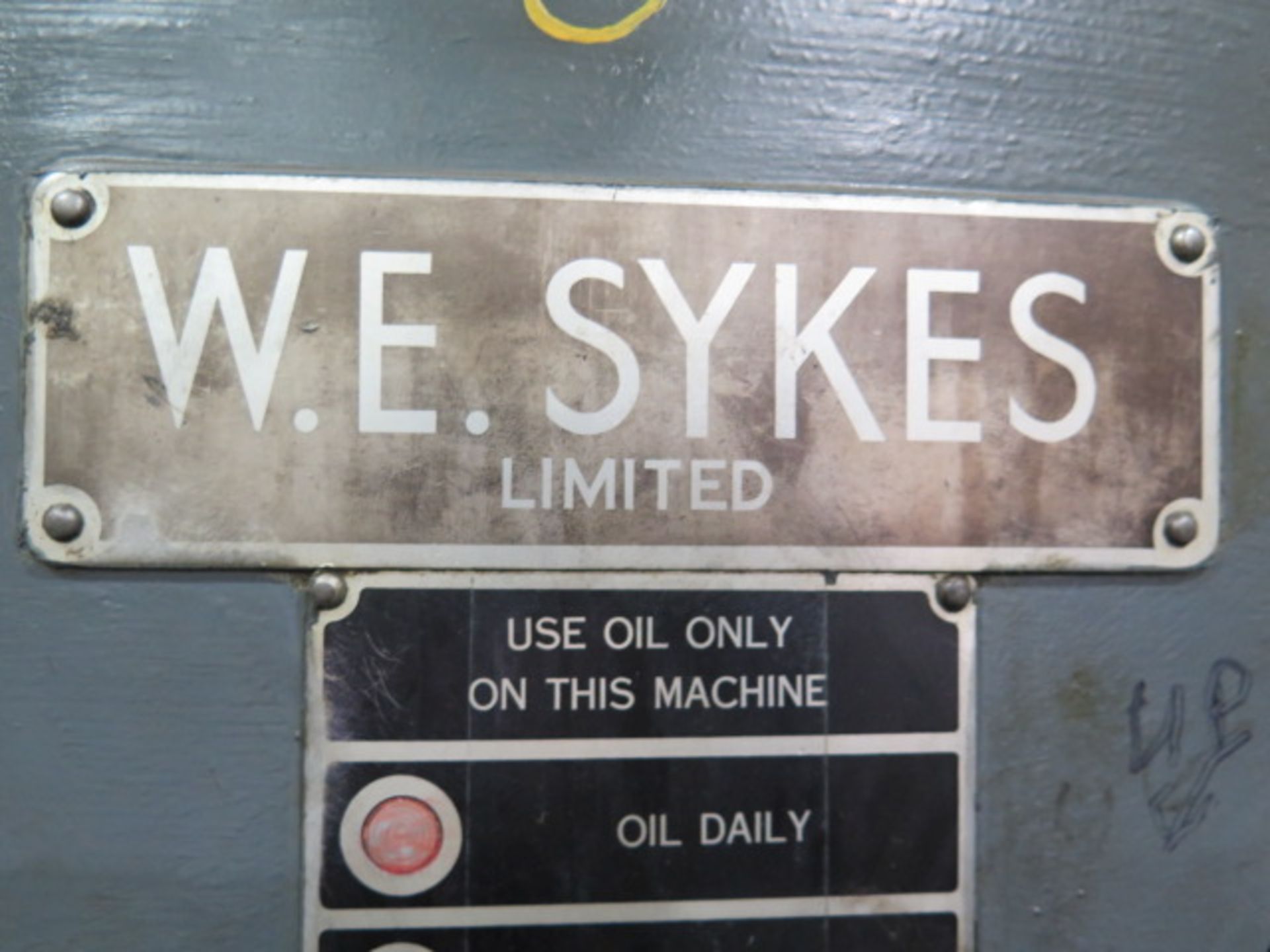 W.E.Sykes Type CS-2 Harringbone Gear Generator (SOLD AS-IS - NO WARRANTY) - Image 4 of 16