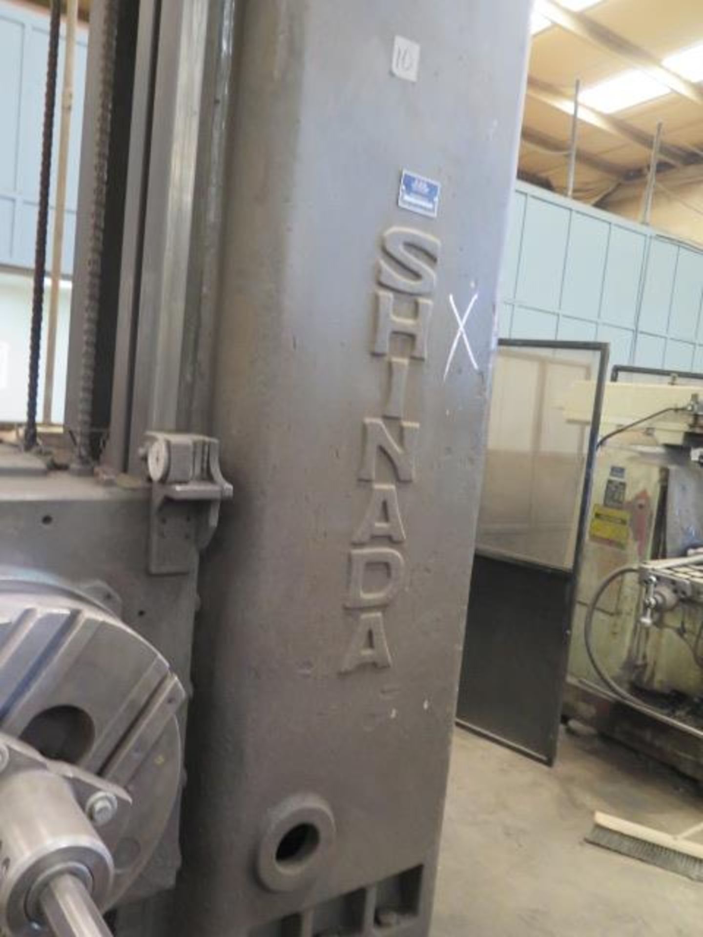 Shinada SBH-80 Horizontal Boring Mill s/n 754 w/ Newall DP700 Program DRO, 12-1200 RPM, SOLD AS IS - Image 4 of 19