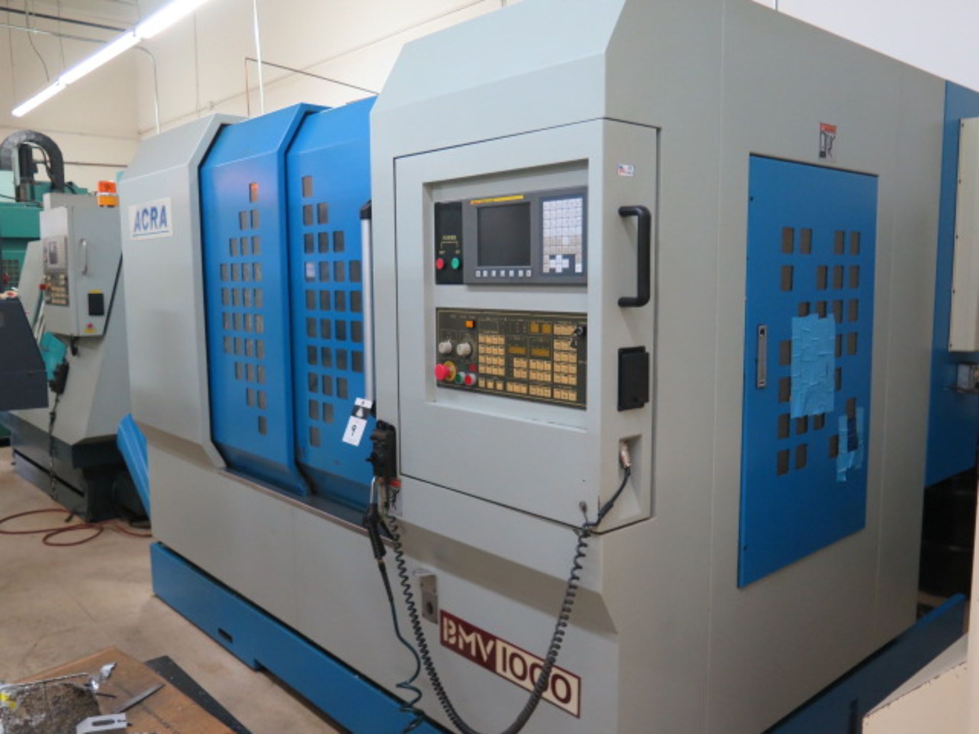 2001 Acra BVM1000 CNC VMC s/n V10106036 w/ Fanuc Series 0i-MC Controls, Hand Wheel, SOLD AS IS - Image 2 of 17