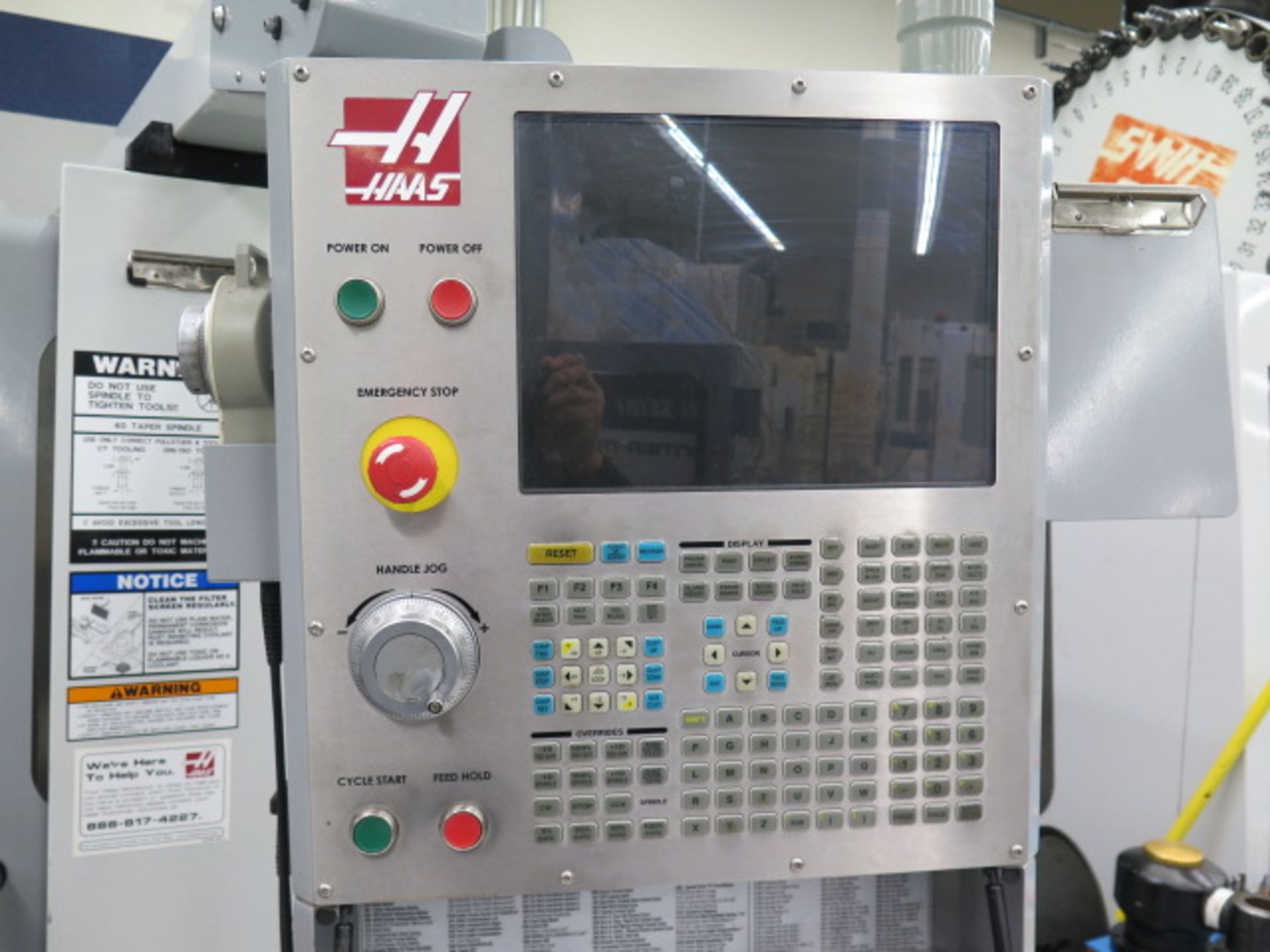 2007 Haas Super VF-3SS CNC VMC s/n 1055001 w/ Haas Controls, Hand Wheel, SOLD AS IS - Image 12 of 17