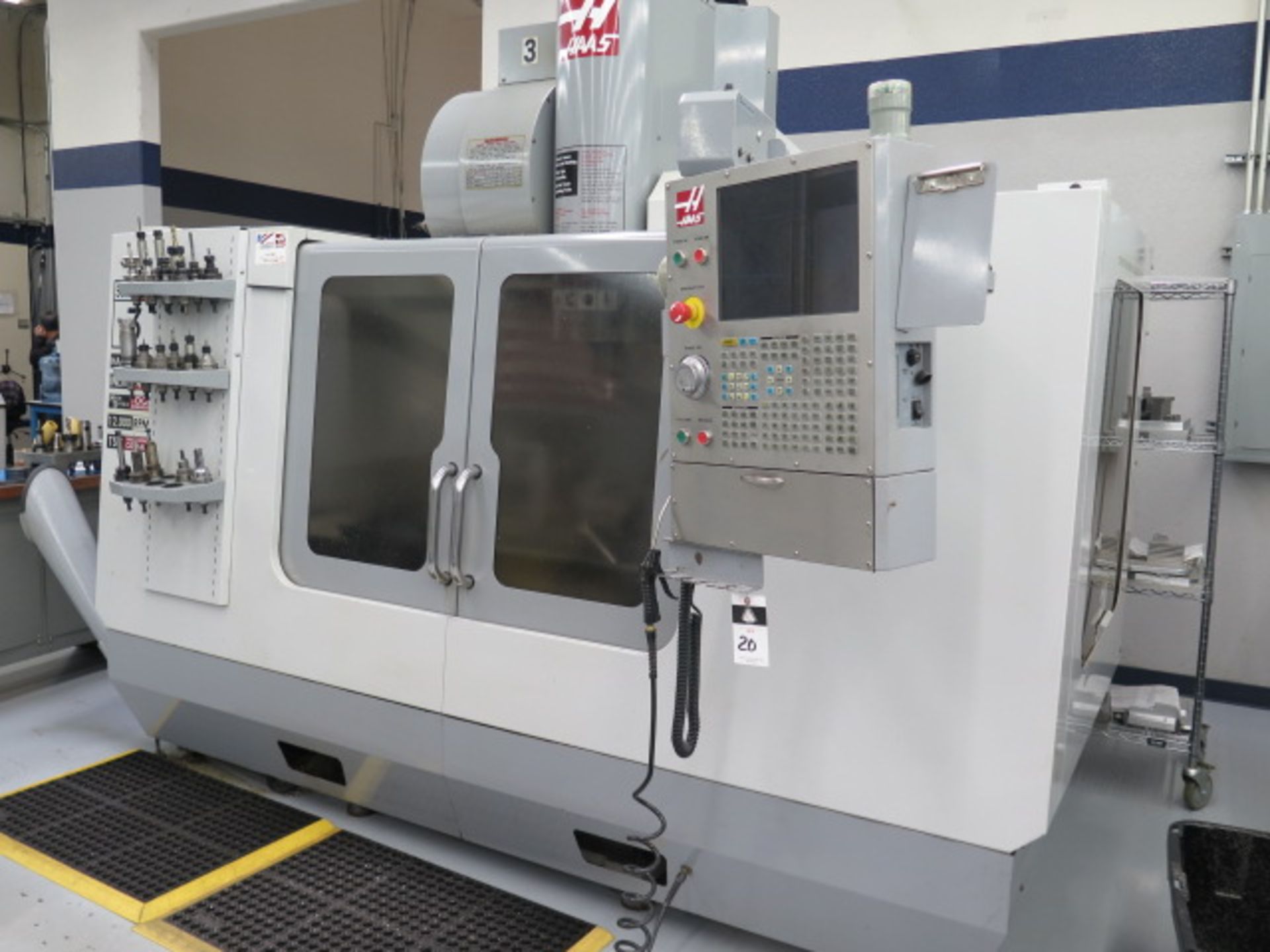2007 Haas Super VF-3SS CNC VMC s/n 1055001 w/ Haas Controls, Hand Wheel, SOLD AS IS - Image 3 of 17