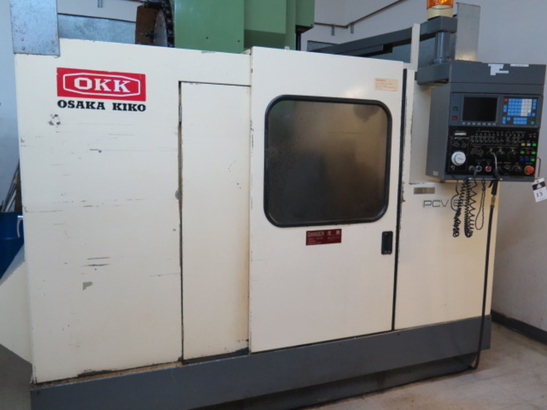 OKK PCV60 CNC VMC s/n 218 w/Fanuc Controls, Hand Wheel, 30-Station Side, SOLD AS IS - Image 2 of 13
