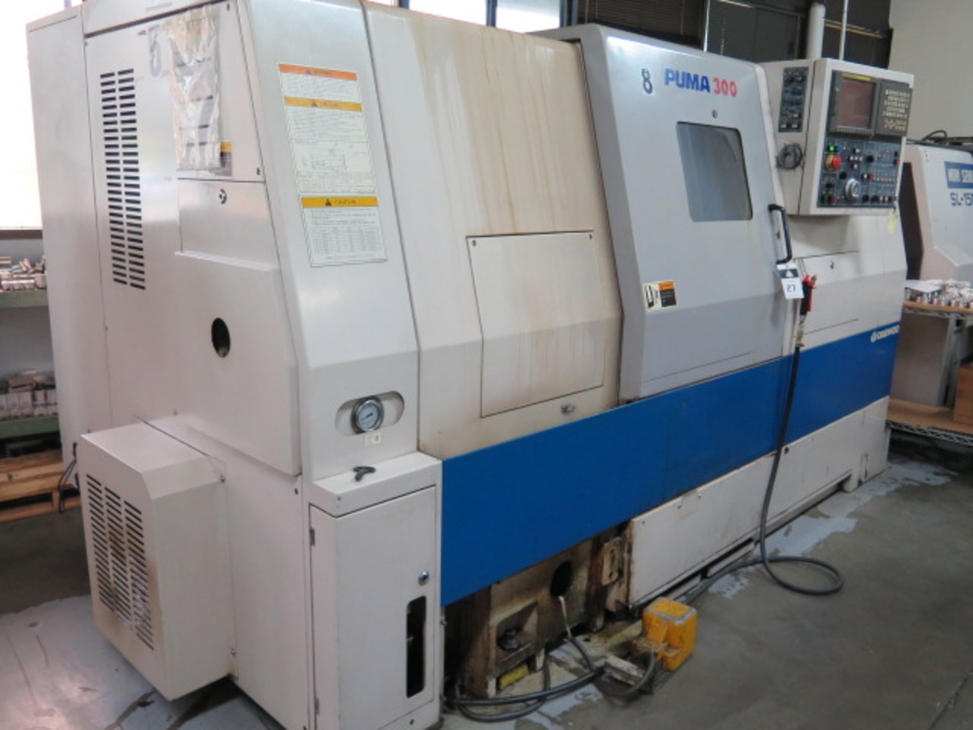 2000 Daewoo PUMA 300B CNC Turning Center s/n PN250827 w/ Fanuc Series 18i-T Controls, SOLD AS IS - Image 3 of 15