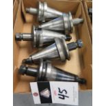 BT-50 Taper ER20 Collet Chucks (5) (SOLD AS-IS - NO WARRANTY) (Located @ 2229 Ringwood Ave. San Jose