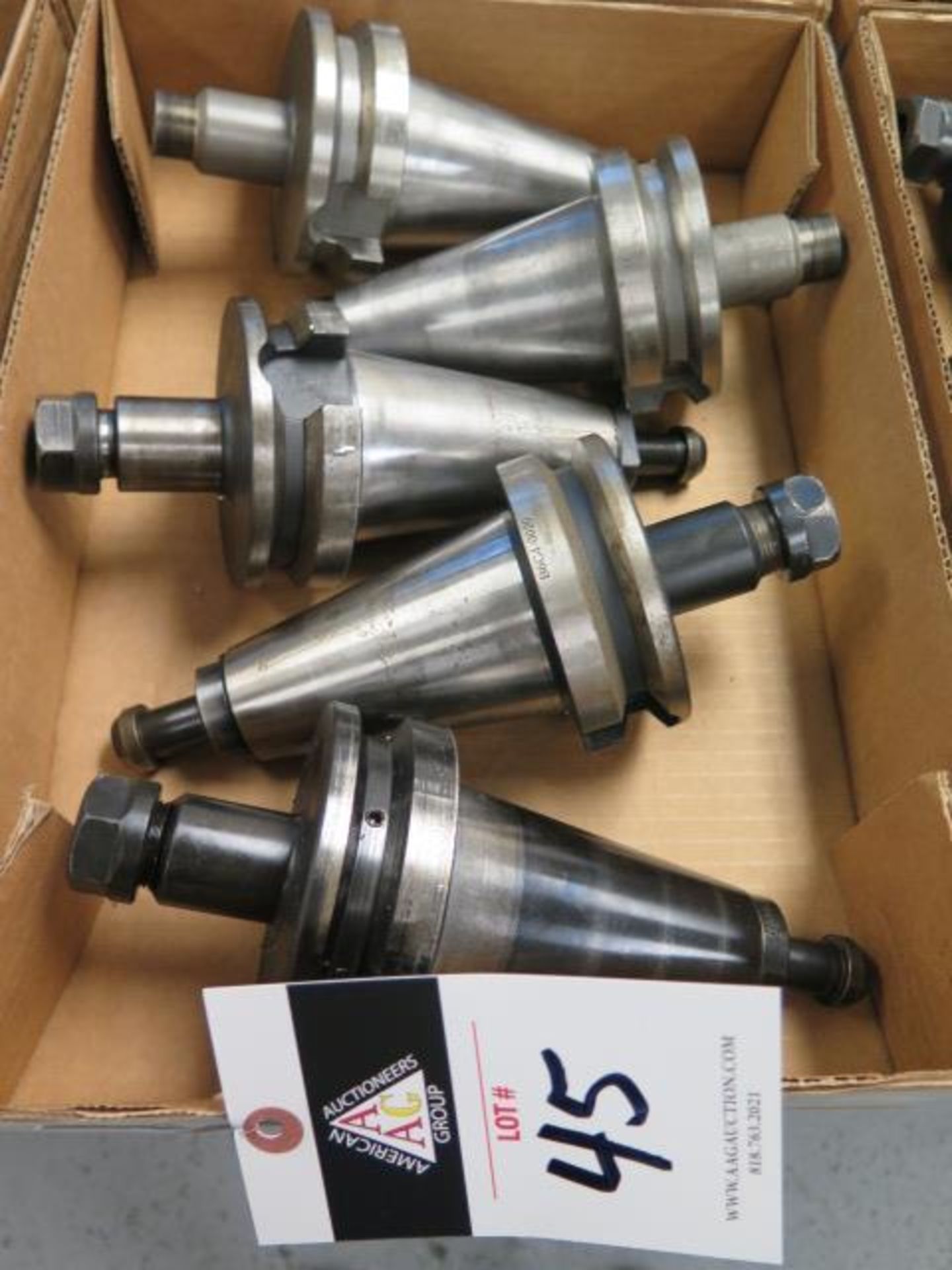 BT-50 Taper ER20 Collet Chucks (5) (SOLD AS-IS - NO WARRANTY) (Located @ 2229 Ringwood Ave. San Jose