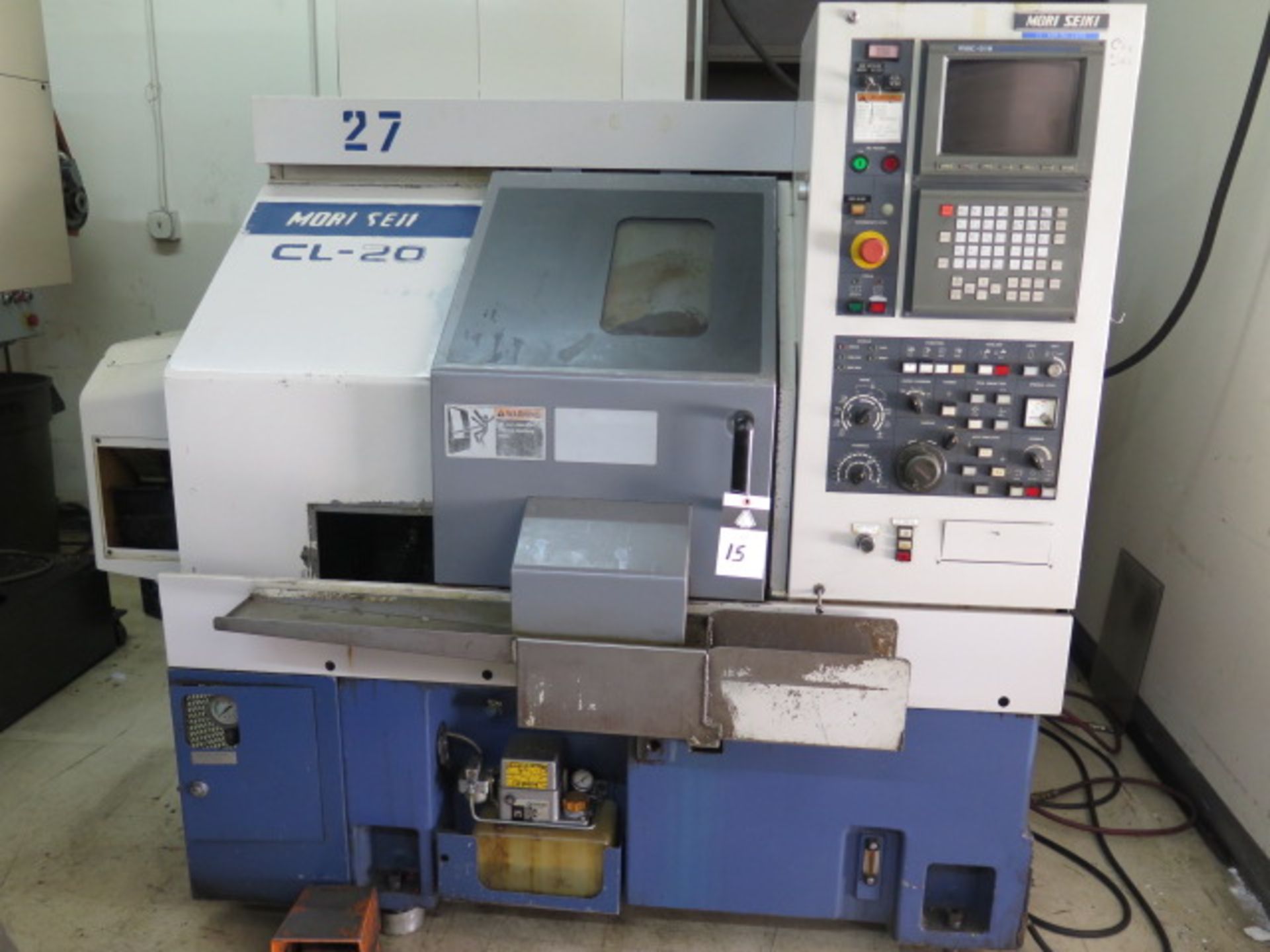 Mori Seiki CL-20B CNC Lathe s/n 1276 (HAS ALARM)w/Mori Seiki MSC-518 Controls, 10-Station,SOLD AS IS