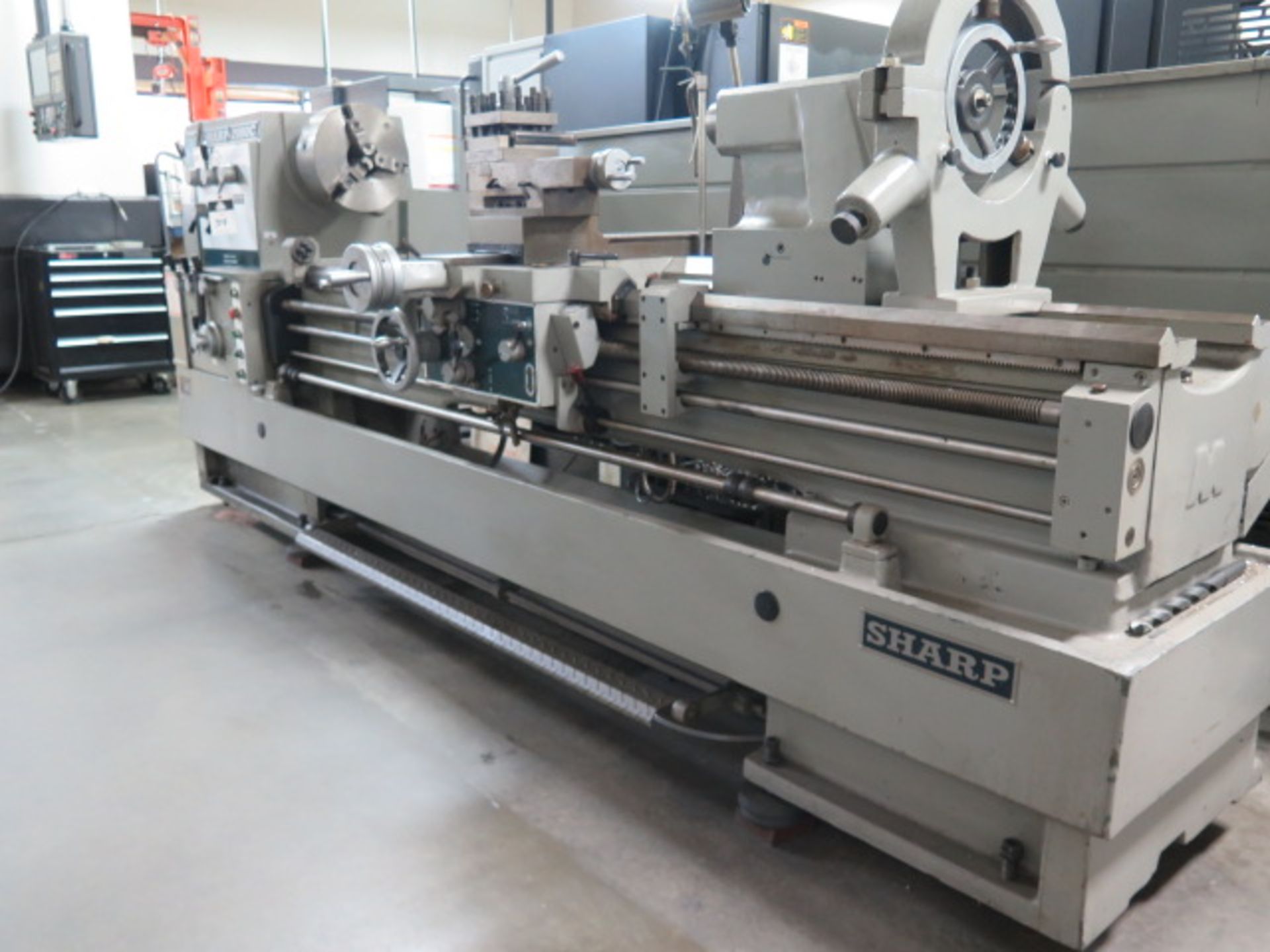 1996 Sharp 2680C 26” x 80” Geared Head – Gap Bed Lathe s/n 4812025 w/ 15-1500 RPM, SOLD AS IS - Image 3 of 17