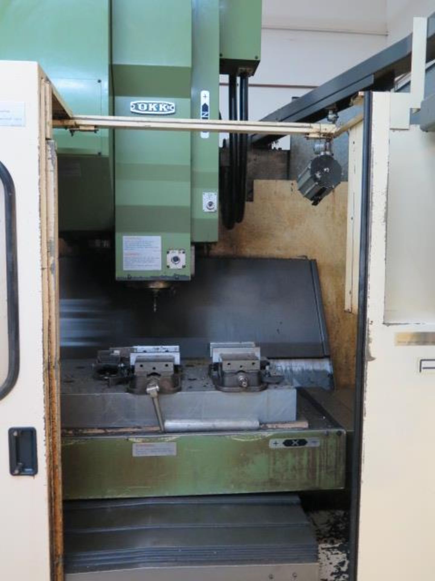 OKK PCV60 CNC VMC s/n 218 w/Fanuc Controls, Hand Wheel, 30-Station Side, SOLD AS IS - Image 3 of 13