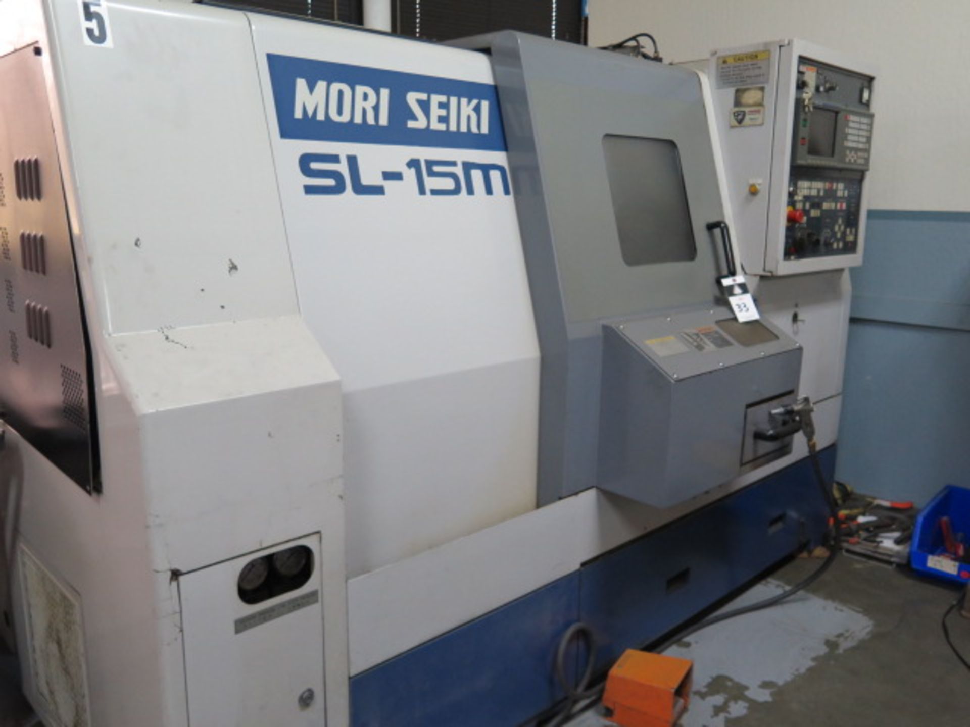 Mori Seiki SL-15 MC CNC Turning Center (MACHINE NEEDS PARAMETERS INSTALLED) s/n 250827 , SOLD AS IS - Image 3 of 15