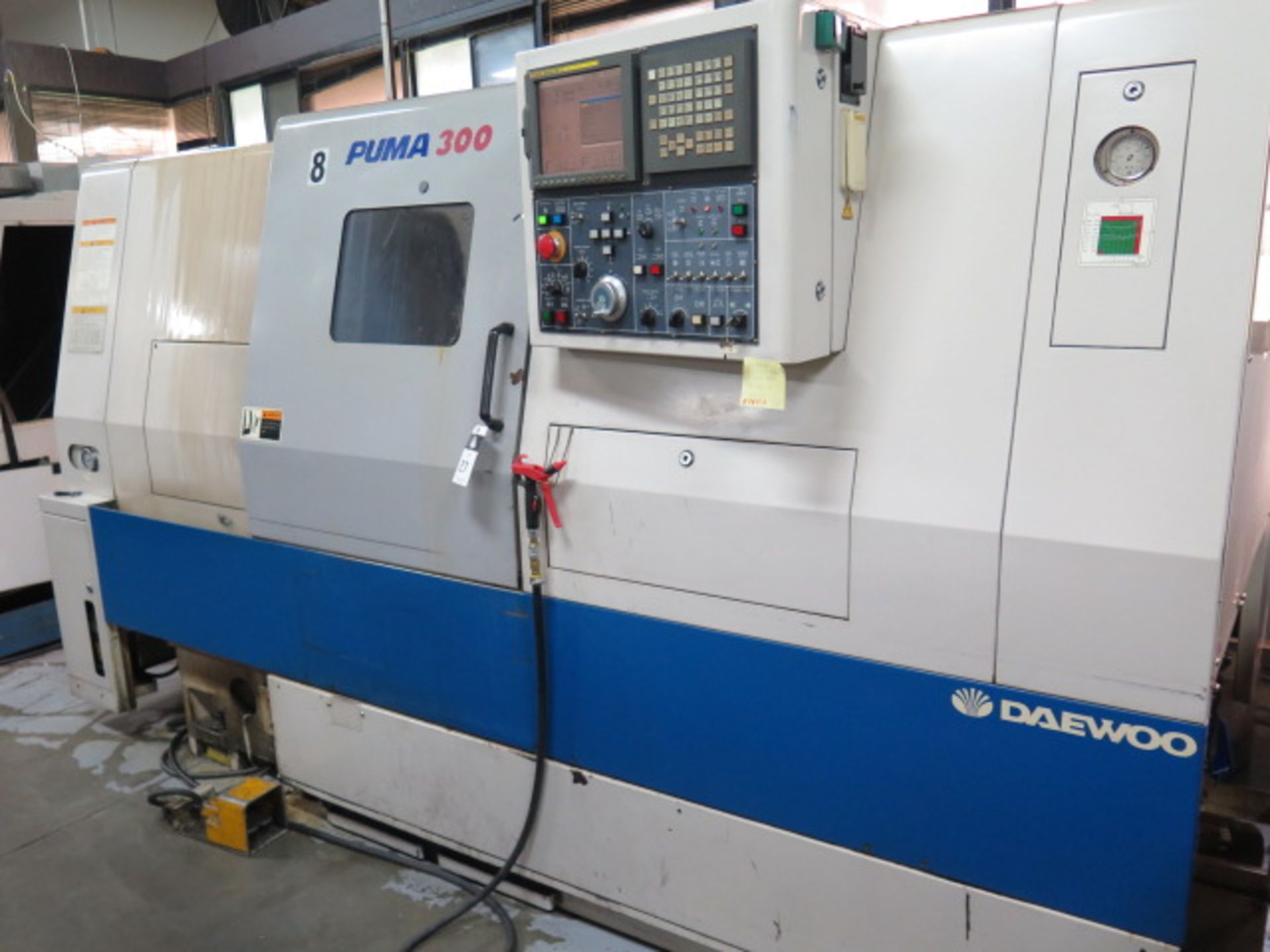2000 Daewoo PUMA 300B CNC Turning Center s/n PN250827 w/ Fanuc Series 18i-T Controls, SOLD AS IS - Image 4 of 15