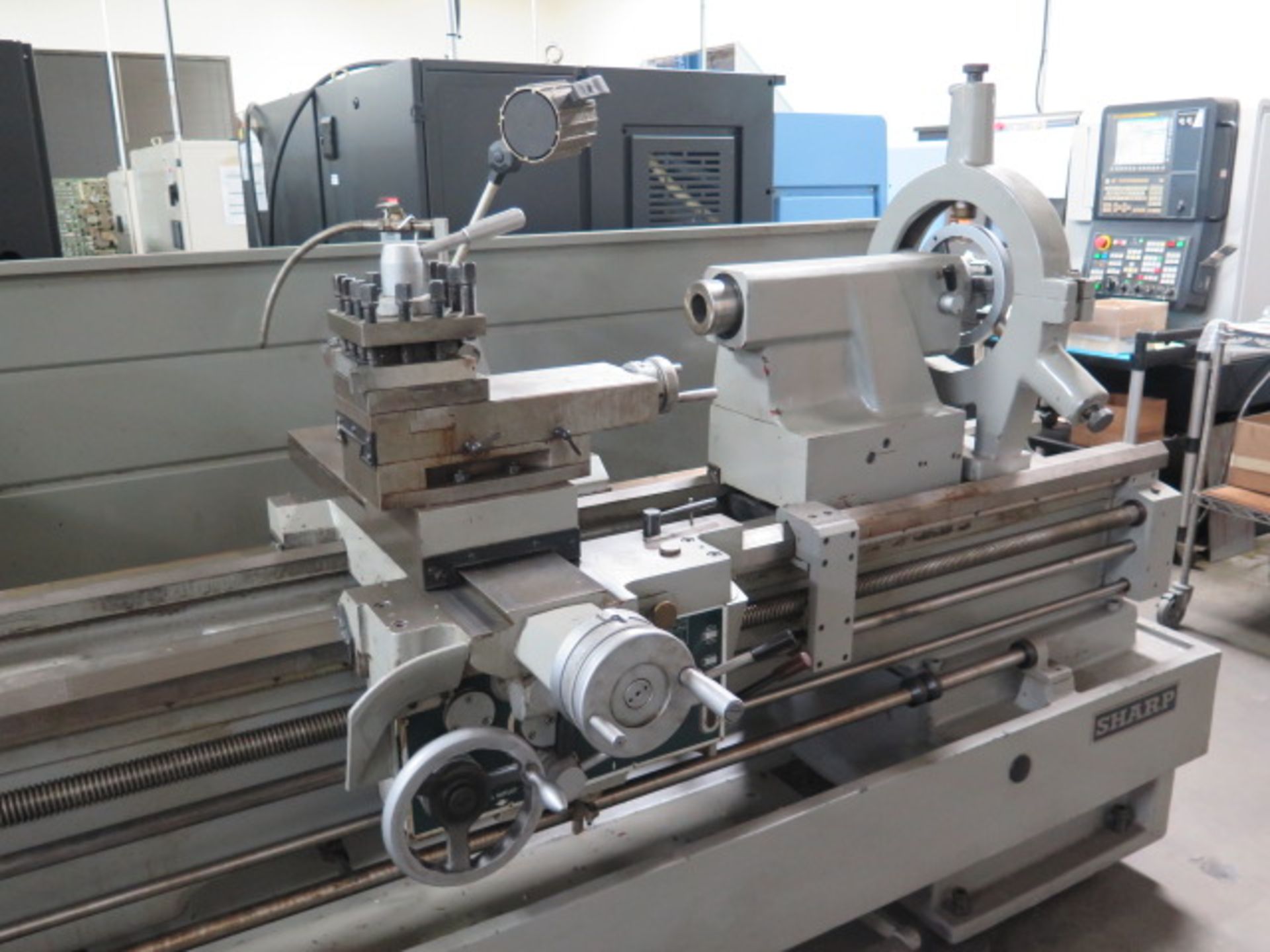 1996 Sharp 2680C 26” x 80” Geared Head – Gap Bed Lathe s/n 4812025 w/ 15-1500 RPM, SOLD AS IS - Image 10 of 17