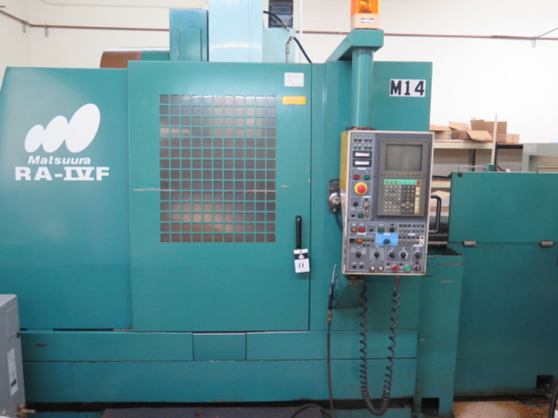 Matsuura RA-IV F 2-Pallet CNC VMC s/n 960512118 w/ Matsuura/Yasnac i-80, SOLD AS IS