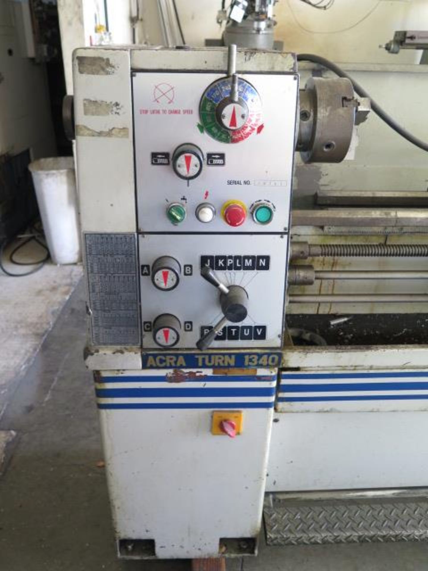 Acra Turn 1340 13” x 40” Geared Head – Gap Bed Lathe s/n 52787 w/ 45-1800 RPM, SOLD AS IS - Image 4 of 12