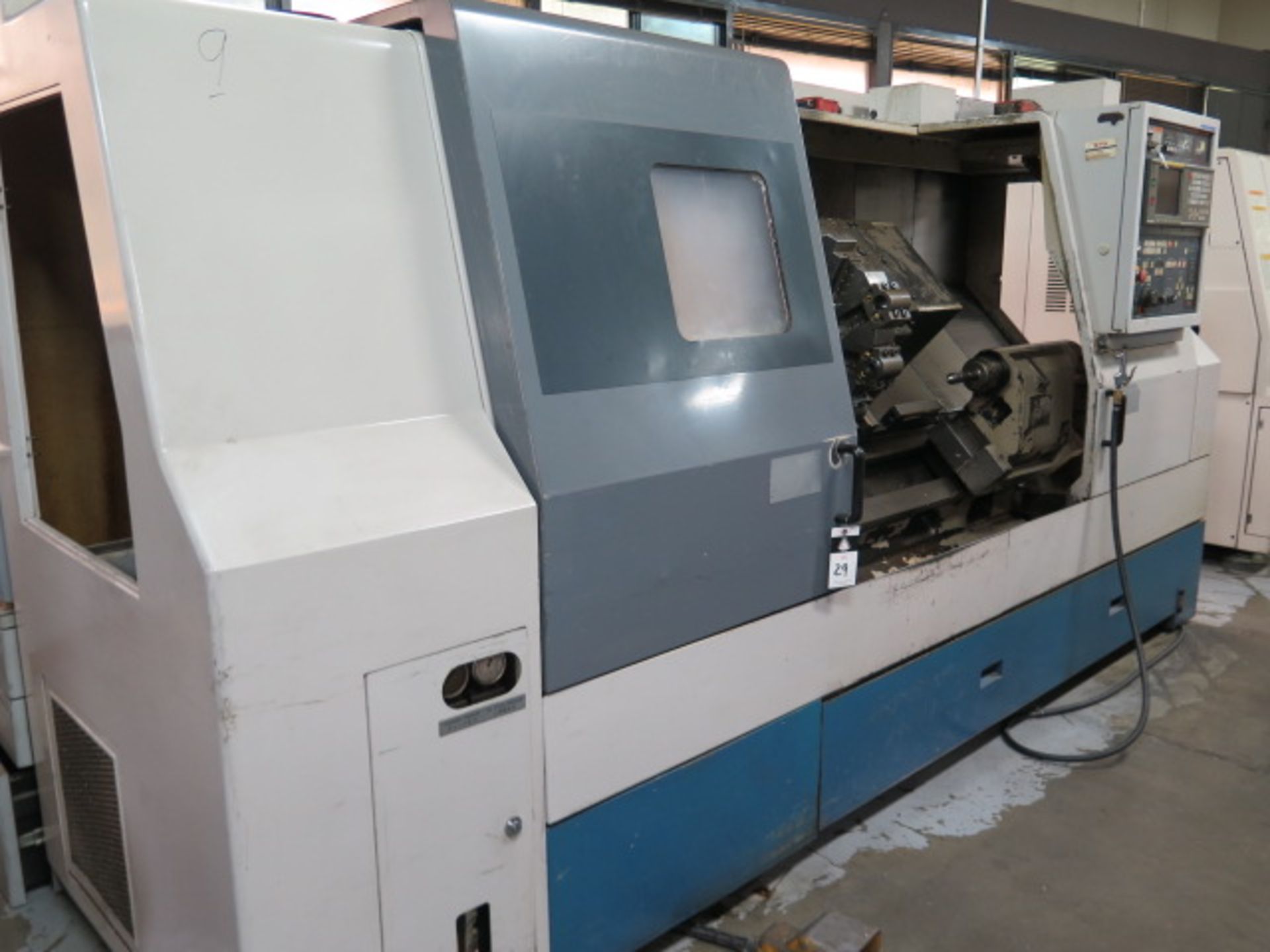 Mori Seiki SL-25B CNC Turning Center s/n 6418 (HAS ALARM) w/ Fanuc Series MF-T6 Controls, SOLD AS IS - Image 3 of 12