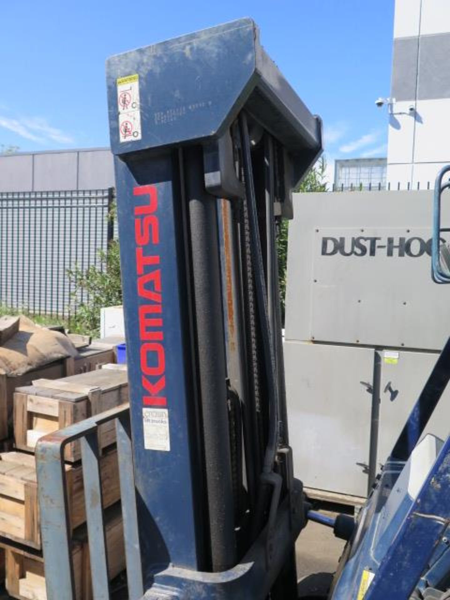 Komatsu 5000 Lb Cap LPG Forklift w/ 3-Stage Mast, Side Shift, 4th Actuator Lever, SOLD AS IS - Image 14 of 21
