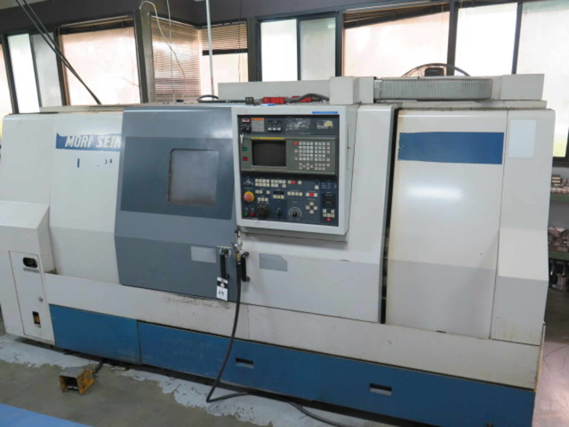 Mori Seiki SL-25B CNC Turning Center s/n 6418 (HAS ALARM) w/ Fanuc Series MF-T6 Controls, SOLD AS IS - Image 2 of 12