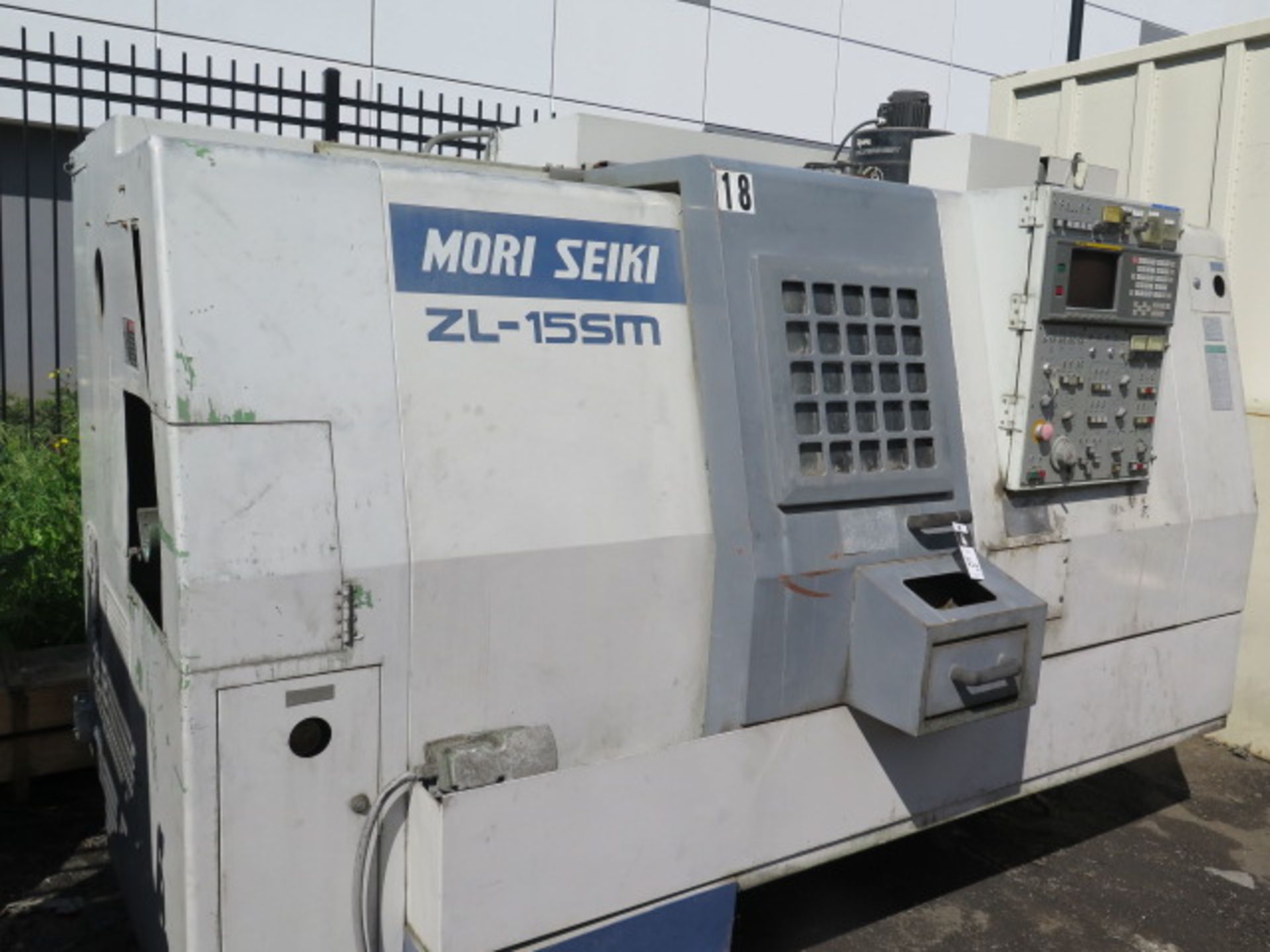 Mori Seiki ZL-15SM Twin Spindle - Twin Turret CNC Turning Center (NEEDS WORK) s/n 254, SOLD AS IS - Image 2 of 13