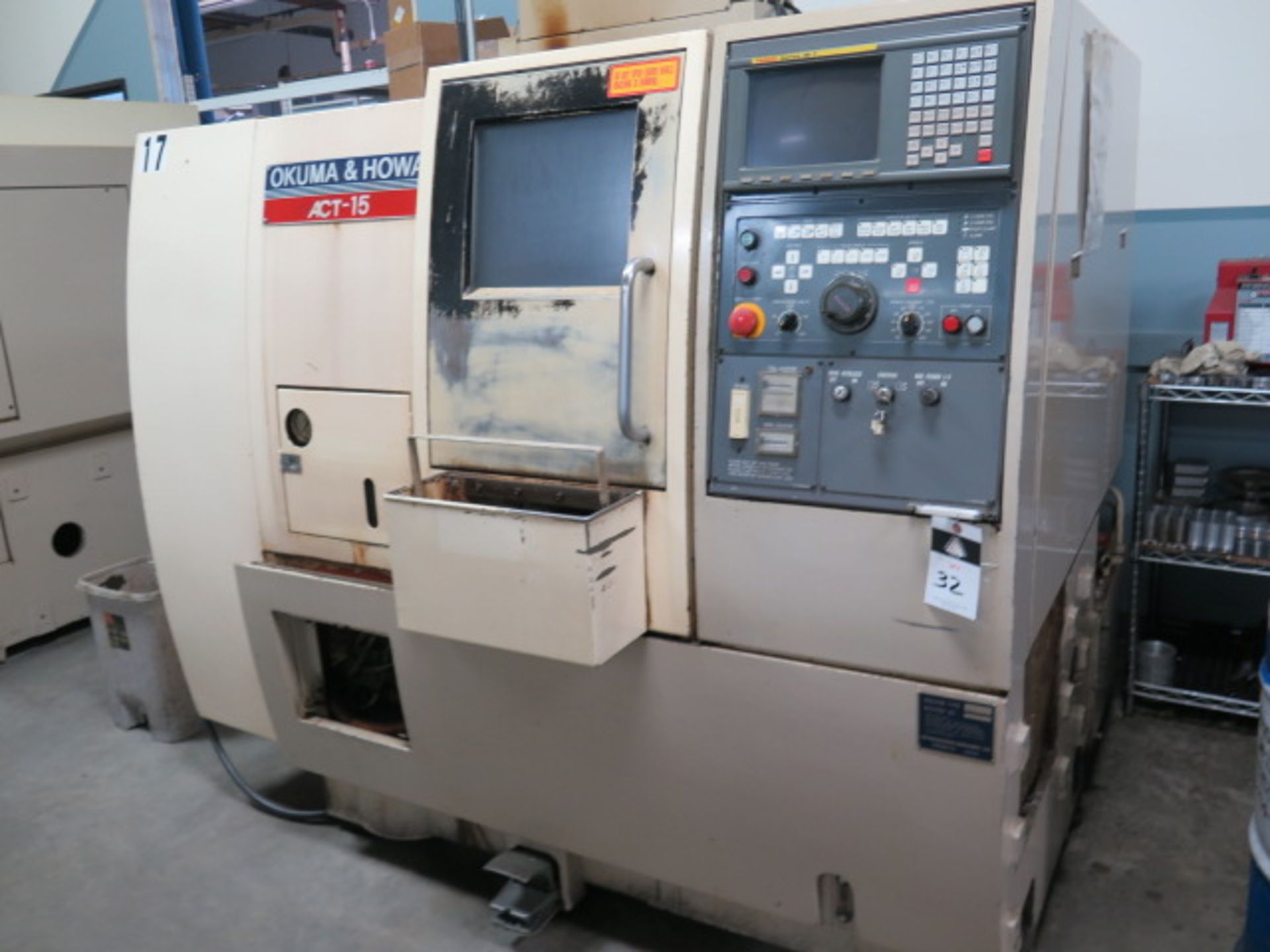 Okuma & Howa ACT-15 CNC Turning Center s/n 00082 w/ Fanuc 18-T Controls,8-Station Turret, SOLD AS IS - Image 2 of 11