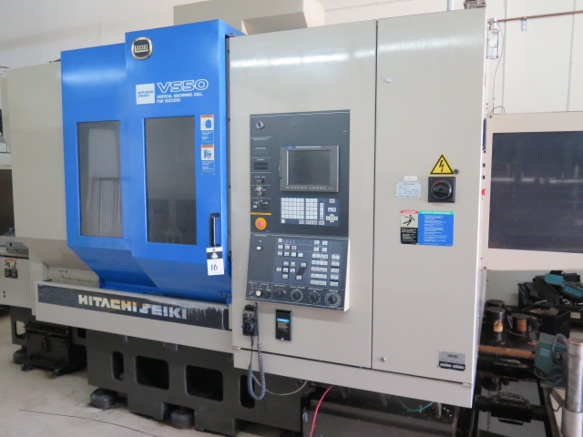 Hitachi Seiki VS50 2-Pallet CNC VMC s/n 50236 w/ Hitachi Seiki Secos, SOLD AS IS - Image 2 of 21