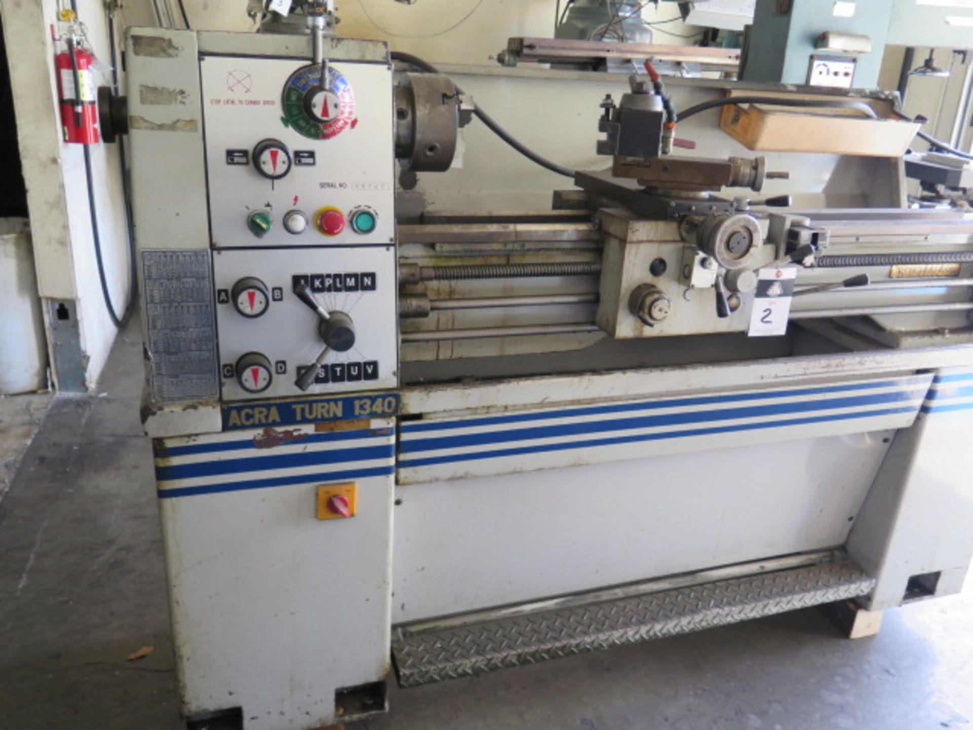 Acra Turn 1340 13” x 40” Geared Head – Gap Bed Lathe s/n 52787 w/ 45-1800 RPM, SOLD AS IS - Image 3 of 12