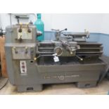 Saimp KS-155 Geared Head Lathe s/n 2636 w/ 45-1500 RPM, Inch/mm Threading, Tailstock, SOLD AS IS