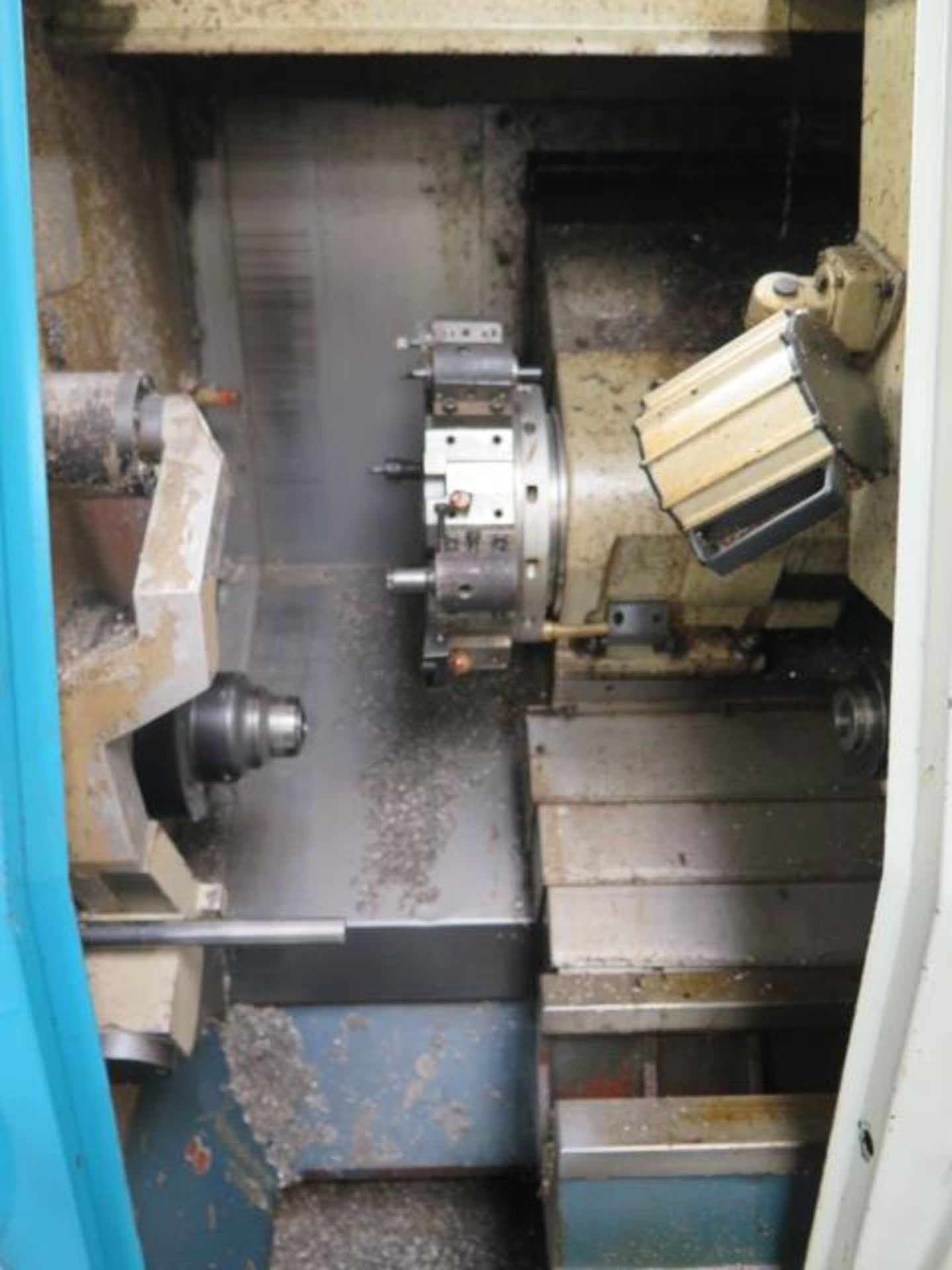 1999 Akira Seiki SL30 CNC Turning Center s/n 99TD105-056 w/ Fanuc Series 0-T Controls, SOLD AS IS - Image 4 of 14