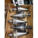 BT-50 Taper ER20 Collet Chucks (5) (SOLD AS-IS - NO WARRANTY) (Located @ 2229 Ringwood Ave. San Jose
