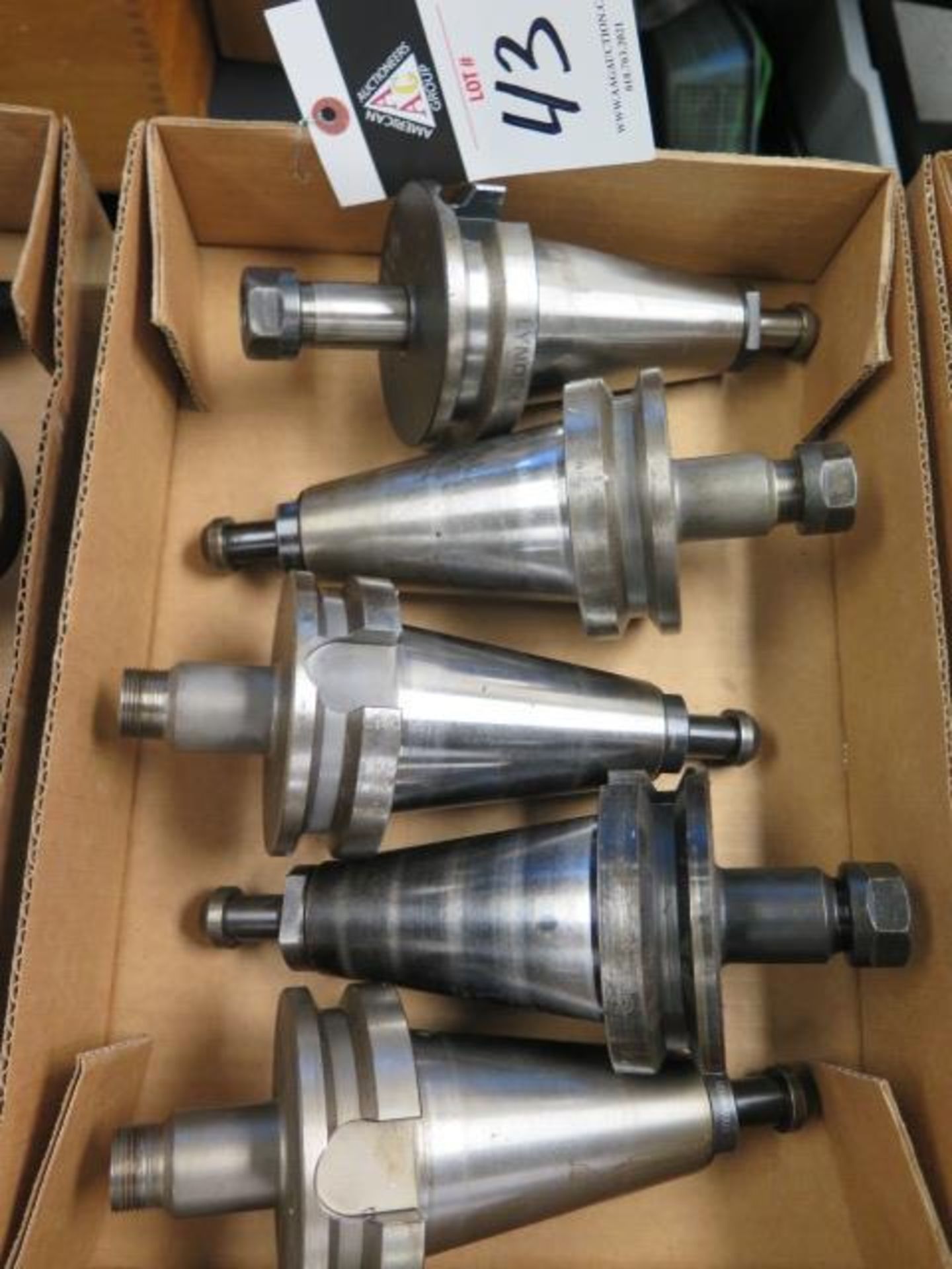 BT-50 Taper ER20 Collet Chucks (5) (SOLD AS-IS - NO WARRANTY) (Located @ 2229 Ringwood Ave. San Jose