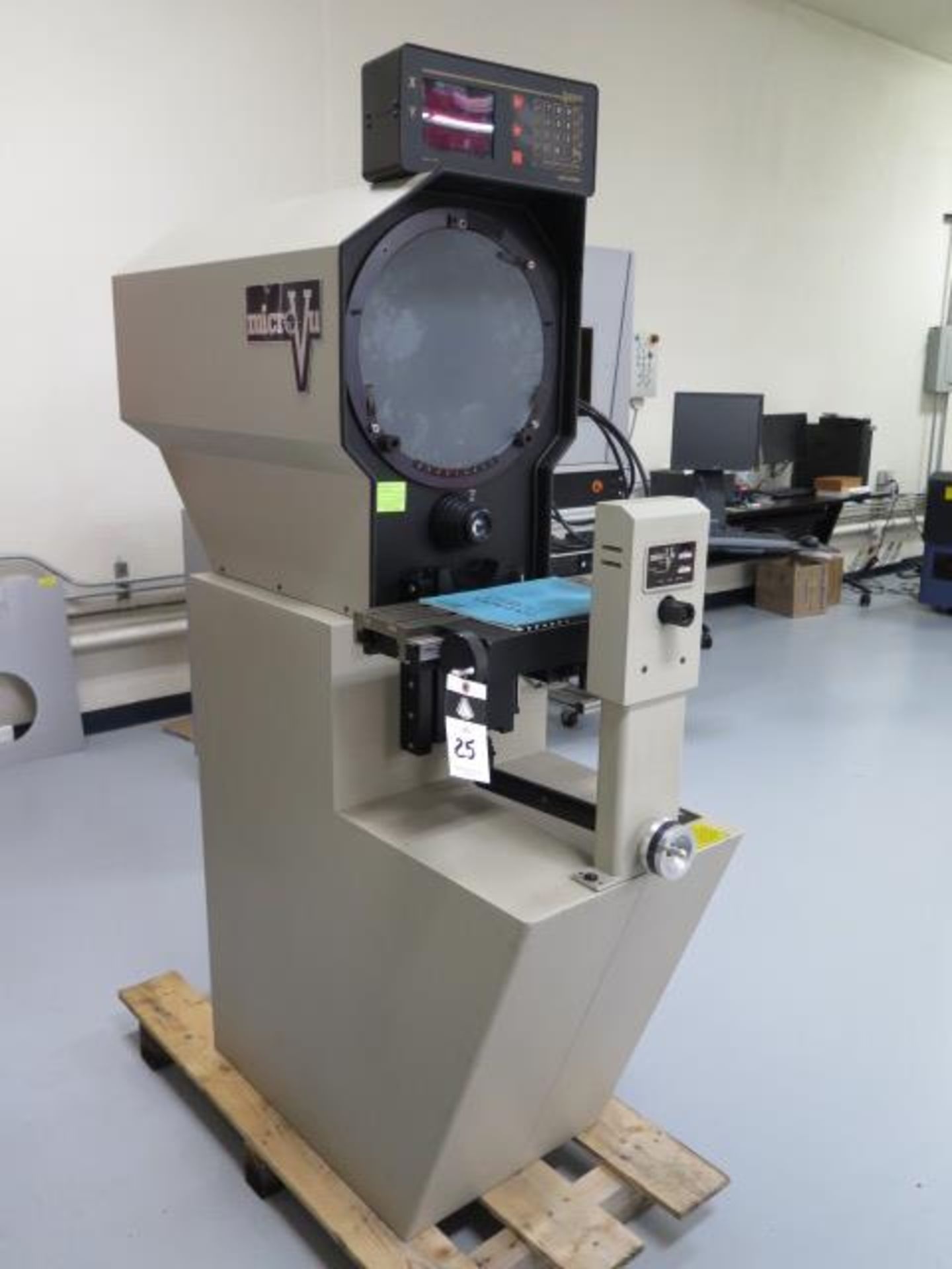 MicroVu mdl. H-14 14” Optical Comparator s/n 3328 w/ Sargon DRO, Surface and Profile, SOLD AS IS - Image 3 of 9