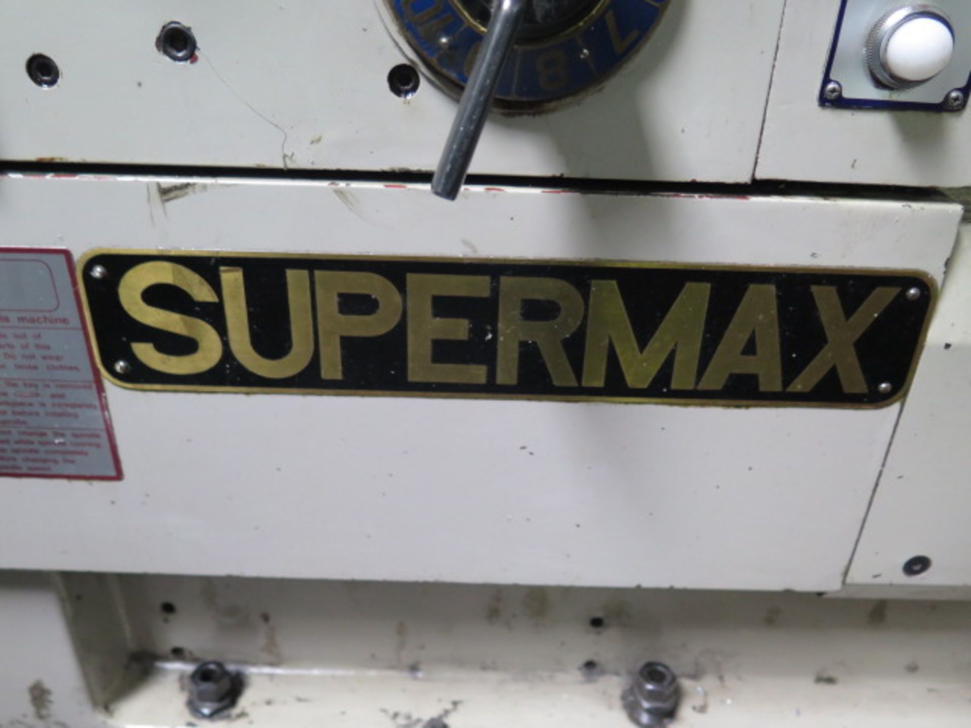 Supermax LG2236G 22" x 36" Geared Head Gap Bed Lathe w/ Sony DRO, 20-1550 RPM, Inch/mm, SOLD AS IS - Image 14 of 18
