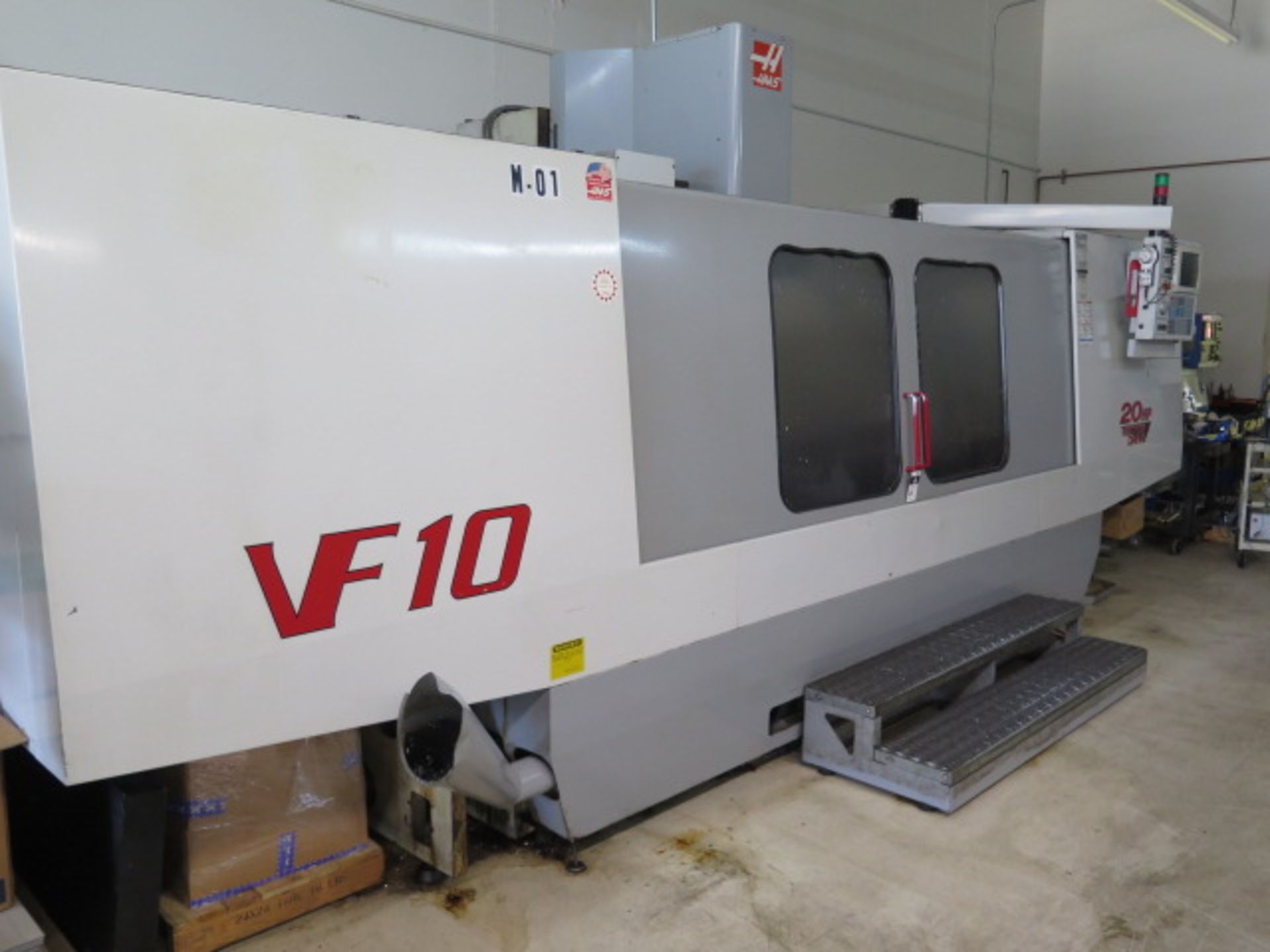 1999 Haas VF-10 4-Axis CNC VMC s/n 18845 w/ Haas Controls, Hand Wheel, 20-ATC, SOLD AS IS - Image 3 of 19