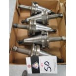 BT-50 Taper ER16 Collet chucks (5) (SOLD AS-IS - NO WARRANTY) (Located @ 2229 Ringwood Ave. San Jose