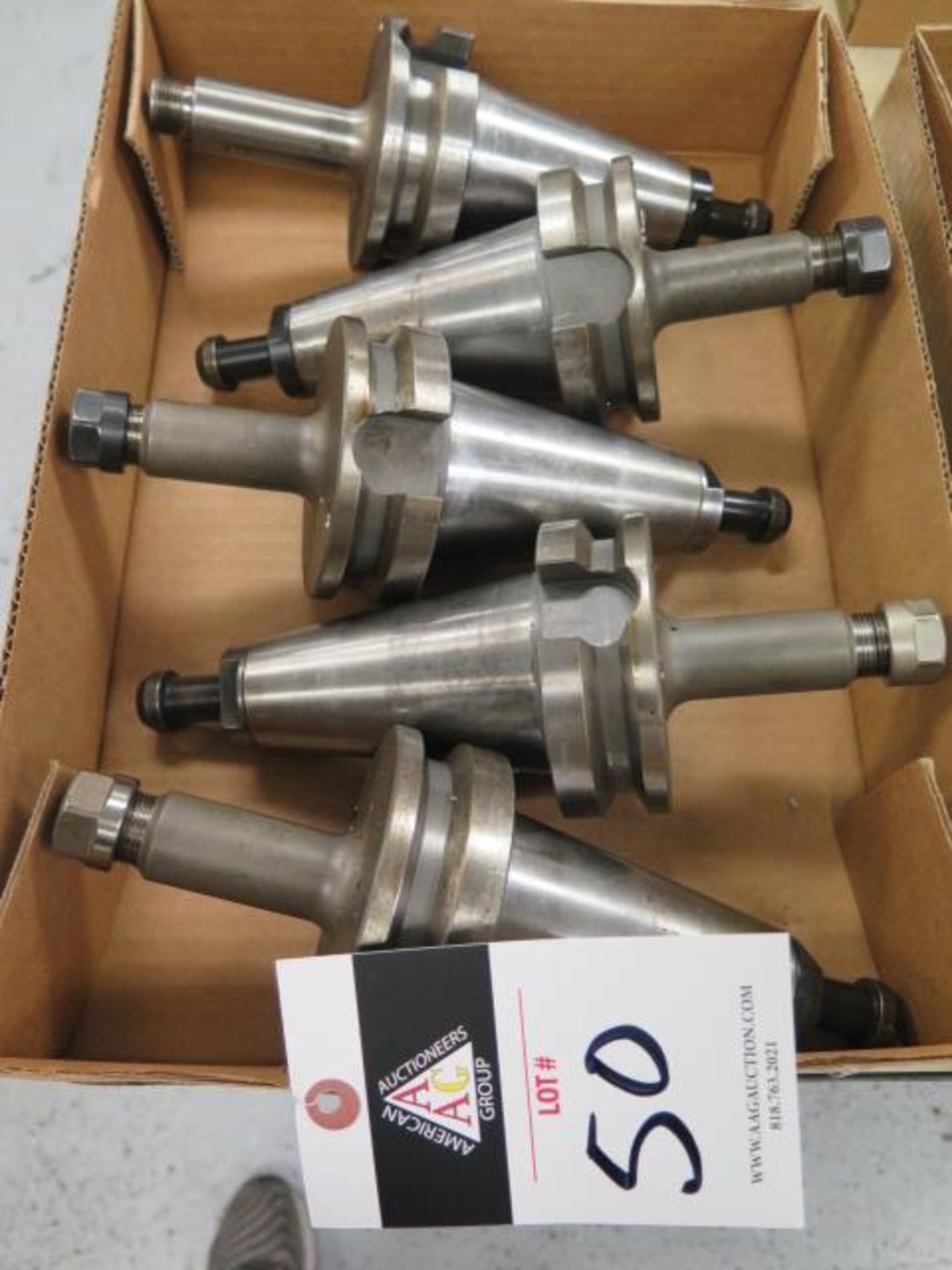 BT-50 Taper ER16 Collet chucks (5) (SOLD AS-IS - NO WARRANTY) (Located @ 2229 Ringwood Ave. San Jose