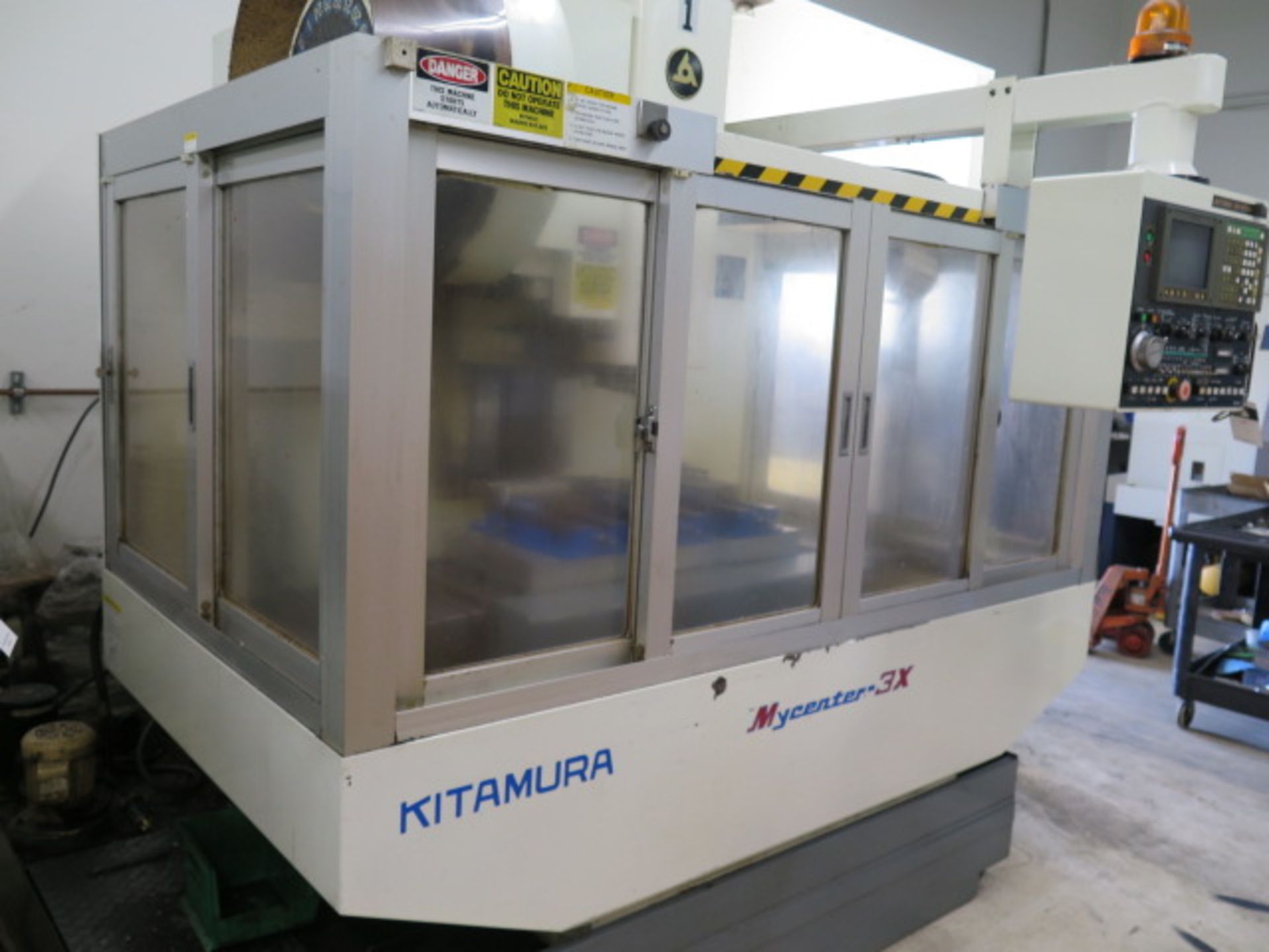 Kitamura Mycenter-3x CNC VMC s/n 11710 w/ Yasnac Controls, 24-Station STC, SOLD AS IS - Image 3 of 13