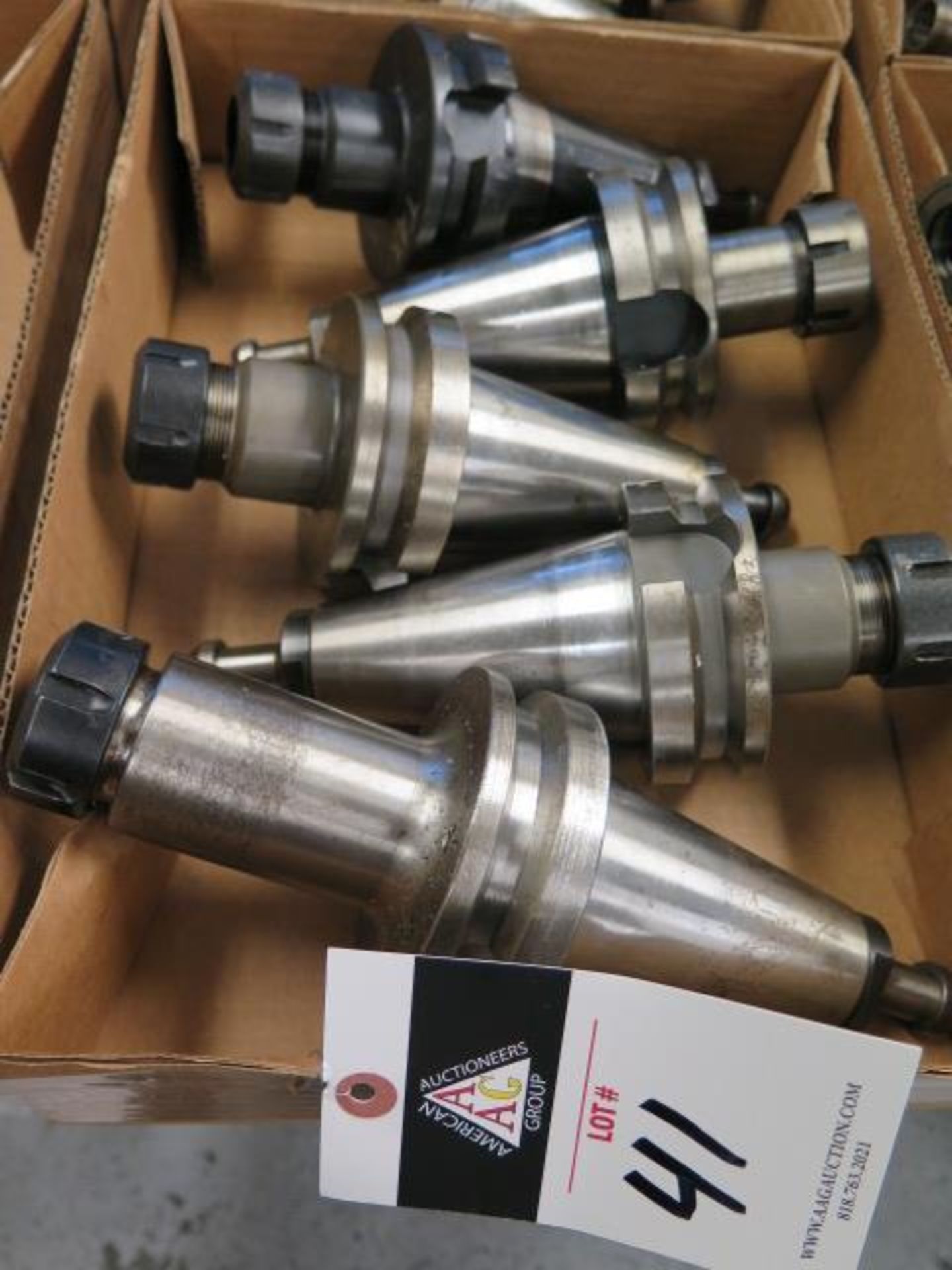 BT-50 Taper ER32 Collet Chucks (5) (SOLD AS-IS - NO WARRANTY) (Located @ 2229 Ringwood Ave. San Jose