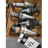 BT-50 Taper ER32 Collet Chucks (5) (SOLD AS-IS - NO WARRANTY) (Located @ 2229 Ringwood Ave. San Jose