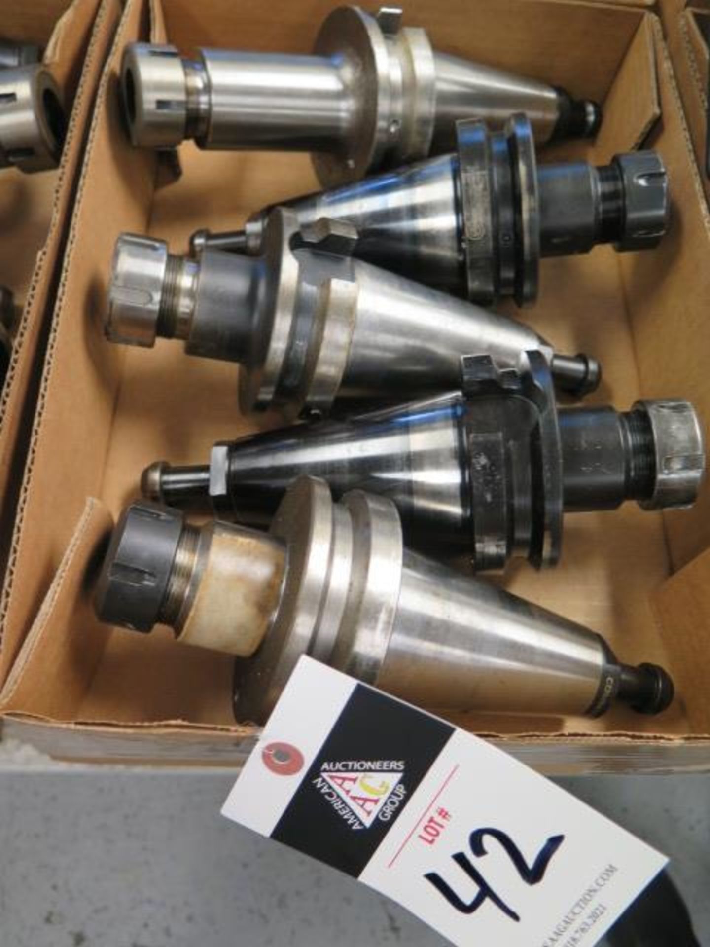 BT-50 Taper ER32 Collet Chucks (5) (SOLD AS-IS - NO WARRANTY) (Located @ 2229 Ringwood Ave. San Jose