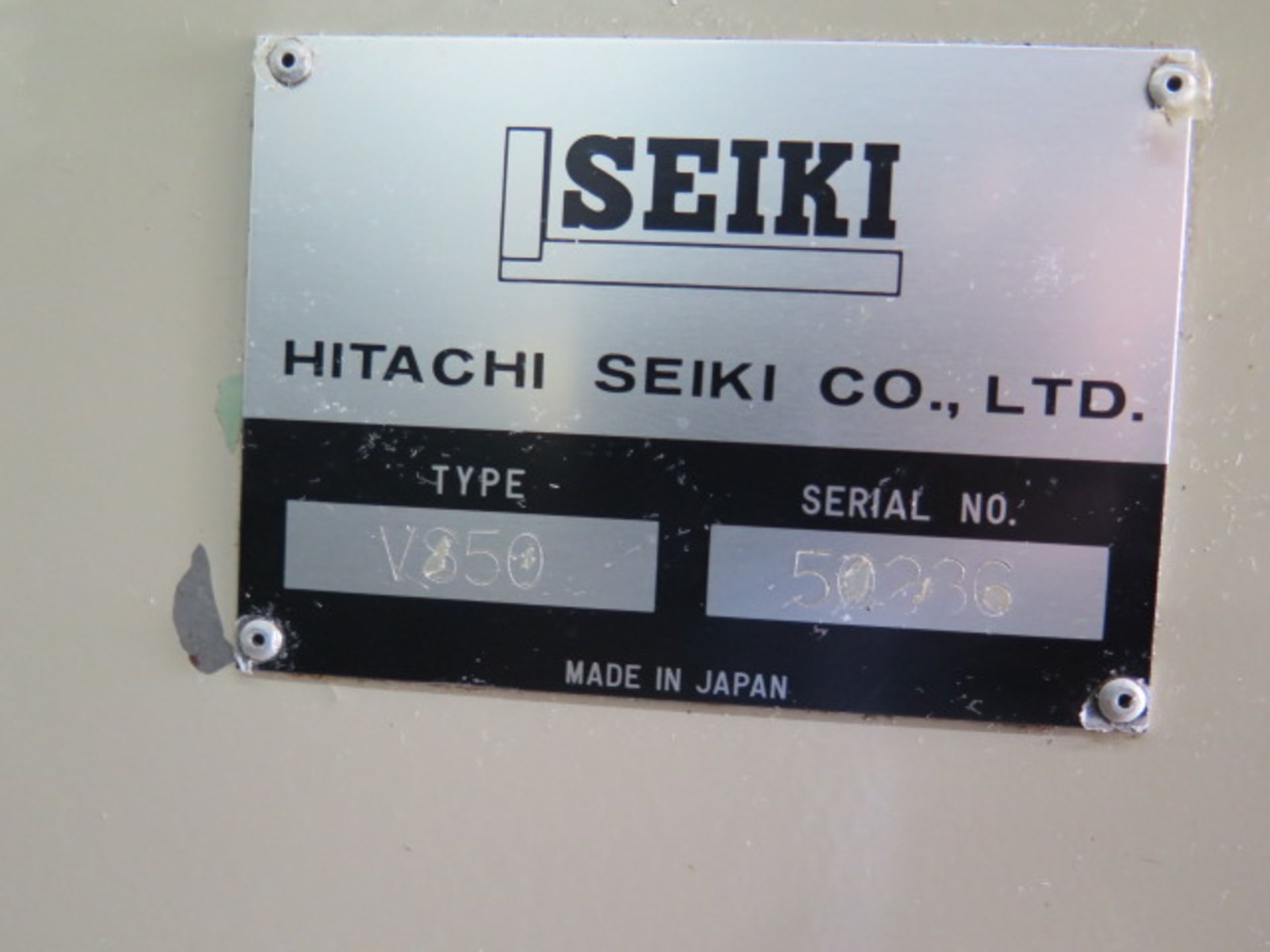 Hitachi Seiki VS50 2-Pallet CNC VMC s/n 50236 w/ Hitachi Seiki Secos, SOLD AS IS - Image 21 of 21