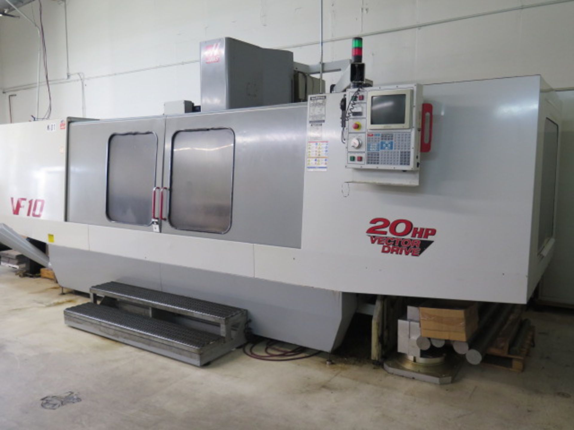 1999 Haas VF-10 4-Axis CNC VMC s/n 18845 w/ Haas Controls, Hand Wheel, 20-ATC, SOLD AS IS - Image 2 of 19