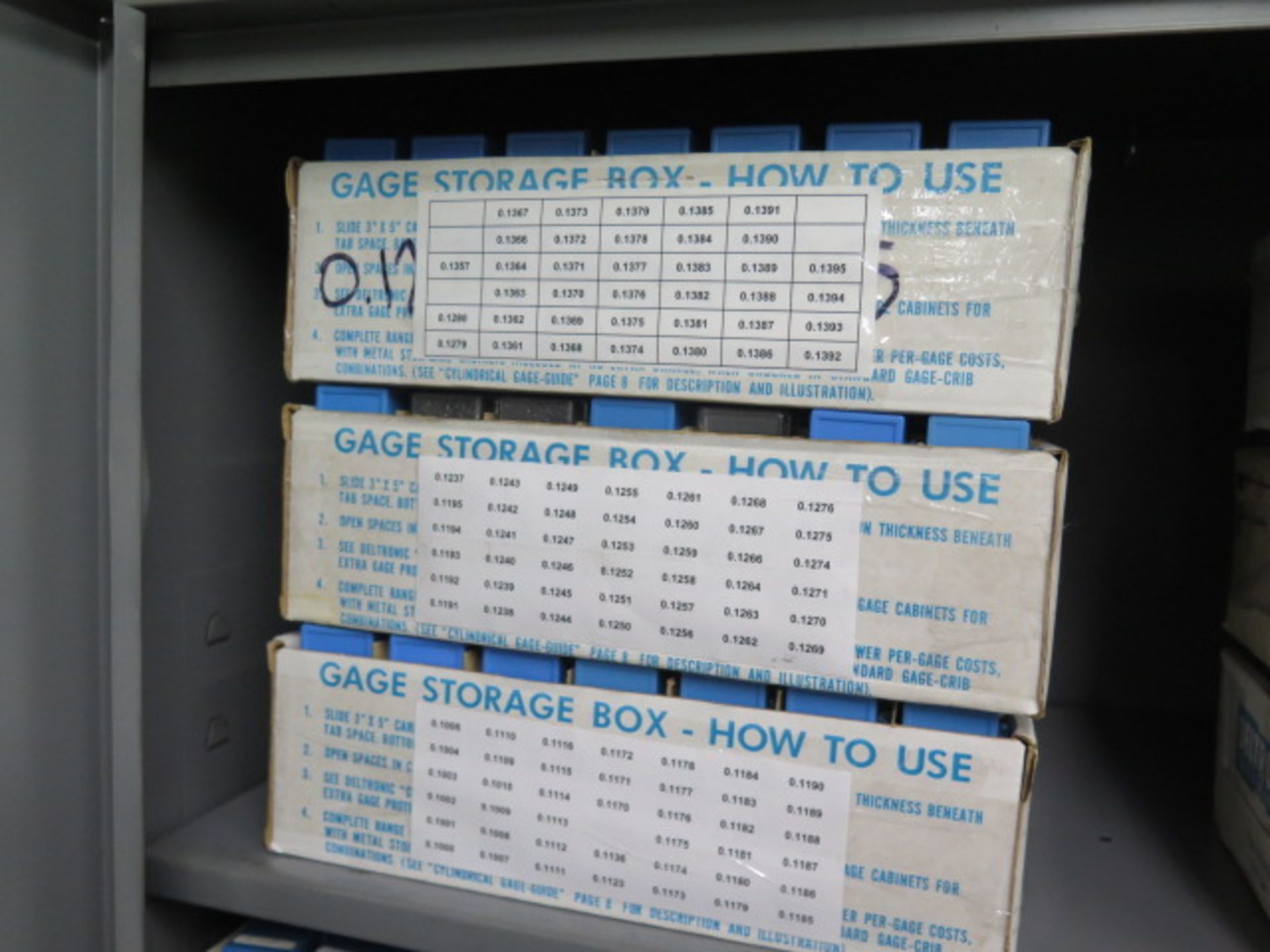 Deltronic Gage Pins (24 Boxes) w/ Storage Cabinet (SOLD AS-IS - NO WARRANTY) - Image 2 of 7