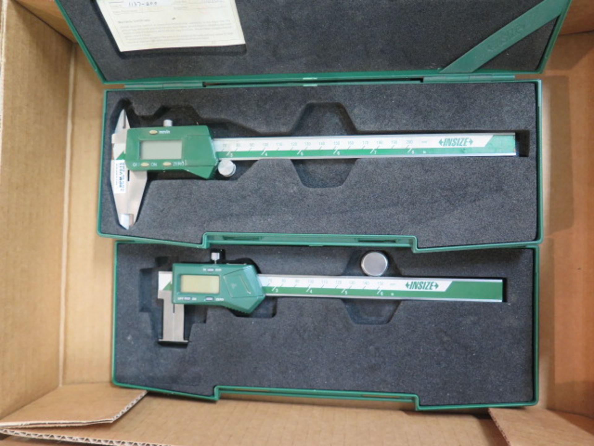 Fowler and Insize 8" Digital Calipers (2) and Insize 6" Digital ID Groove Caliper (SOLD AS-IS - NO - Image 3 of 5