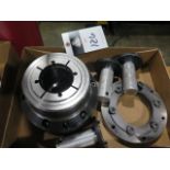 S26 Collet Pad Spindle Nose w/ Main Spindle Adaptor Plate (SOLD AS-IS - NO WARRANTY)