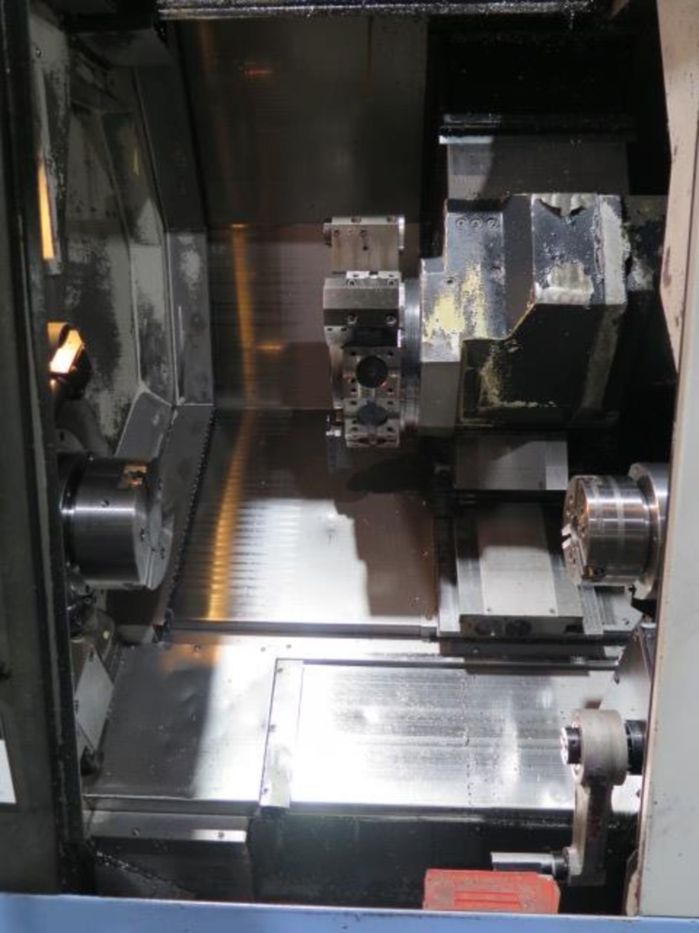 2007 Doosan PUMA 2000SY Twin Spindle CNC Turning Center s/n P200SY0835 w/ Fanuc 18i-TB, SOLD AS IS - Image 4 of 21