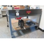Precise 36” x 48” x 6” Granite Surface Plate w/ Roll Stand (SOLD AS-IS - NO WARRANTY)