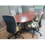 Conference Table w/ (6) Chairs (SOLD AS-IS - NO WARRANTY)