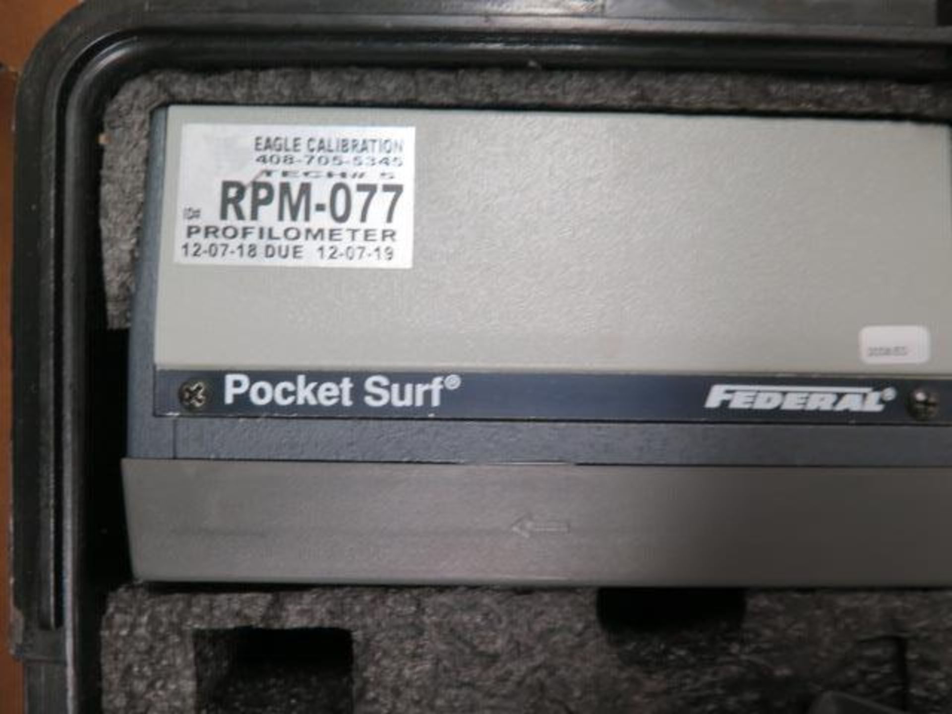 Federal “Pocket Surf” Digital Surface Roughness Gage (SOLD AS-IS - NO WARRANTY) - Image 5 of 5