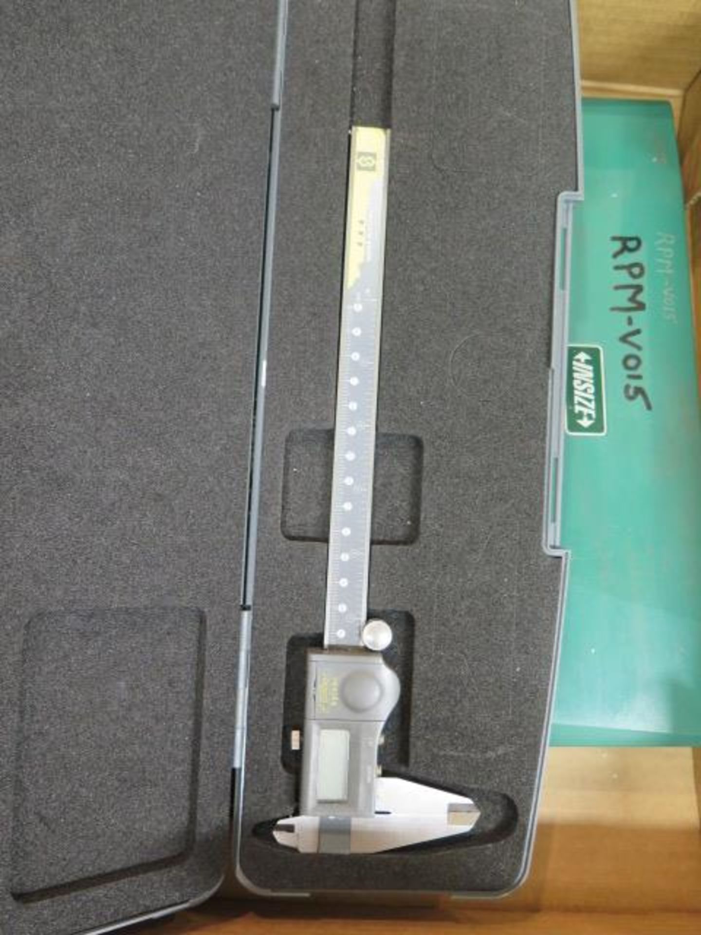 Fowler and Insize 8" Digital Calipers (2) and Insize 6" Digital ID Groove Caliper (SOLD AS-IS - NO - Image 2 of 5