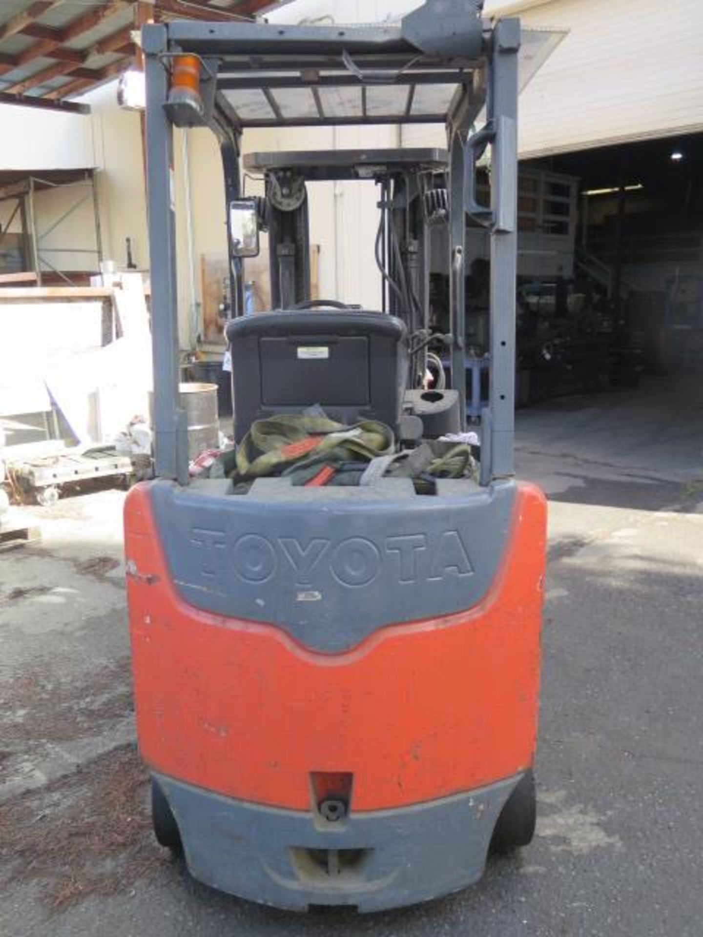 Toyota 8FBCU20 Single-Double Electric Forklift s/n 62017 w/3-Stage Mast, 187” Lift Height,SOLD AS IS - Image 3 of 18