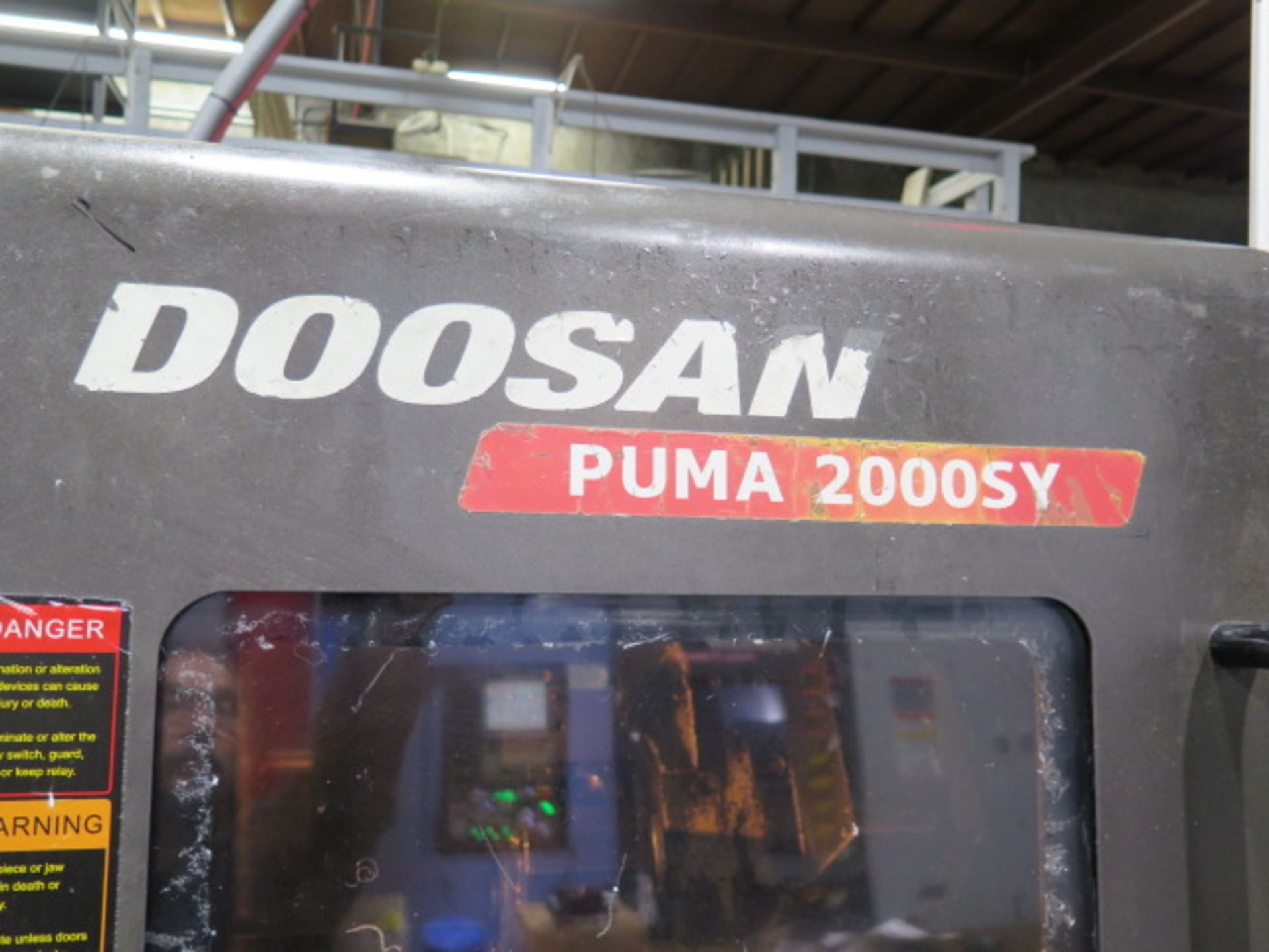 2007 Doosan PUMA 2000SY Twin Spindle CNC Turning Center s/n P200SY0835 w/ Fanuc 18i-TB, SOLD AS IS - Image 19 of 21